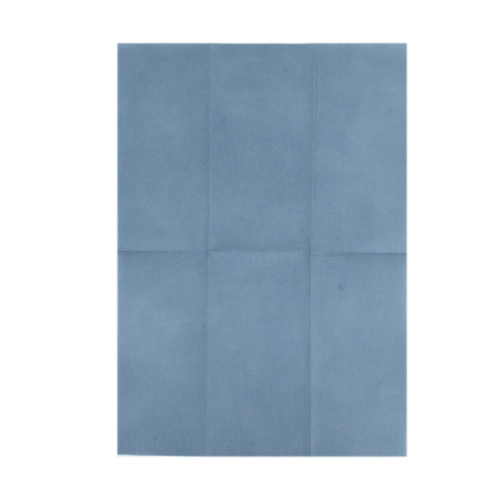 20-Pack Paper Linen-Like Napkins Dusty Blue - Disposable Hygienic Airlaid Guest Towels 8.5"x4"