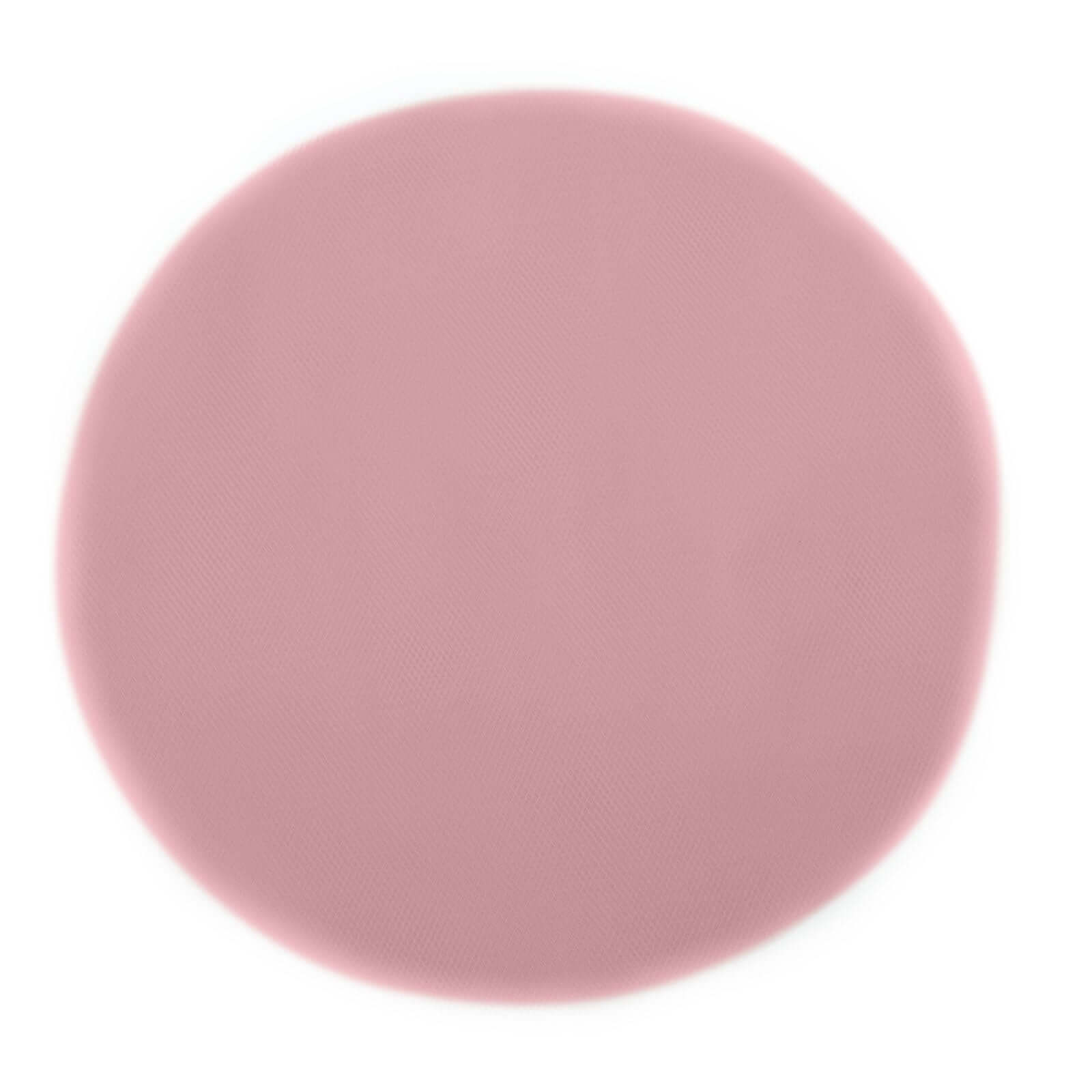 25 Pack 9" Dusty Rose Sheer Nylon Tulle Circles Favor Wrap Craft Fabric, DIY Candy Favor Wraps