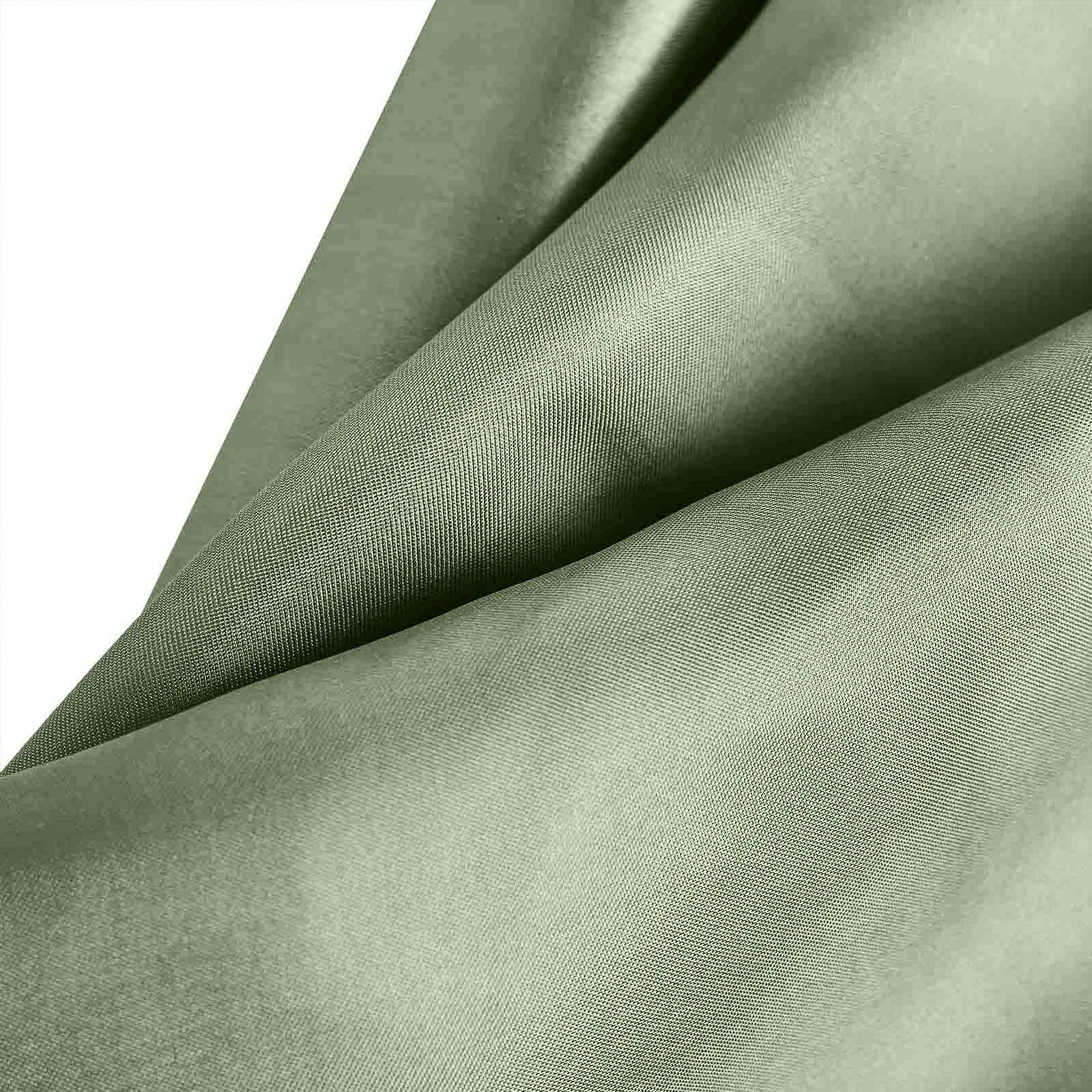 12"x10yd Dusty Sage Green Satin Fabric Bolt, DIY Craft Wholesale Fabric