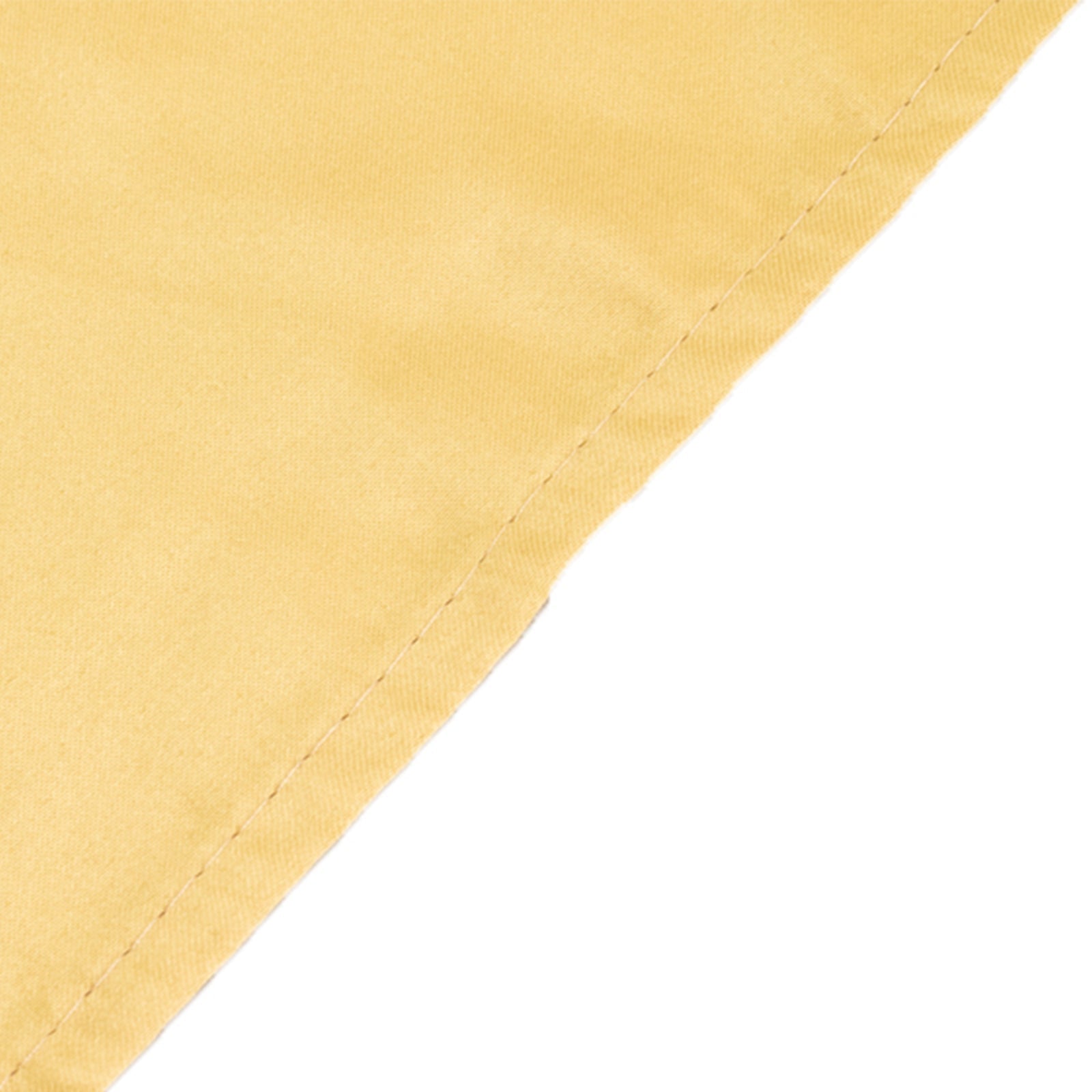 Lamour Satin 60"x102" Rectangle Tablecloth Champagne - Durable & Silky Soft Feel Table Cover