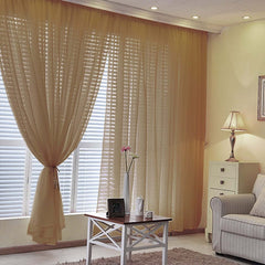2 Pack Gold Sheer Chiffon Event Curtain Drapes, Durable Flame Resistant Premium Organza Backdrop Event Panels With Rod Pockets - 10ftx10ft