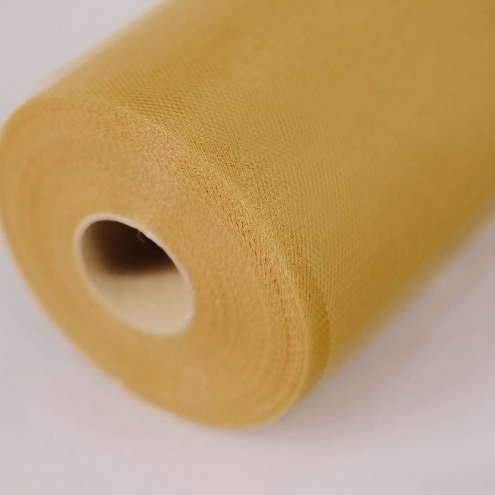 6"x100 Yards Gold Tulle Fabric Bolt, Sheer Fabric Spool Roll For Crafts