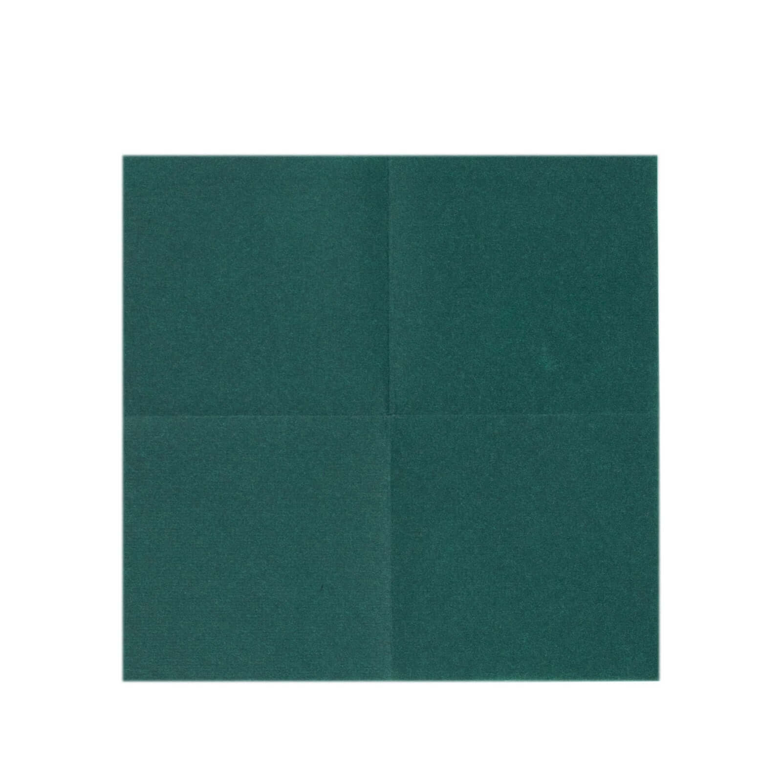 20-Pack Paper Linen-Like Cocktail Napkins Hunter Emerald Green - Disposable 5"x5" Airlaid Soft Napkins