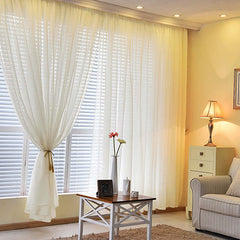 2 Pack Ivory Sheer Chiffon Event Curtain Drapes, Durable Flame Resistant Premium Organza Backdrop Event Panels With Rod Pockets - 10ftx10ft