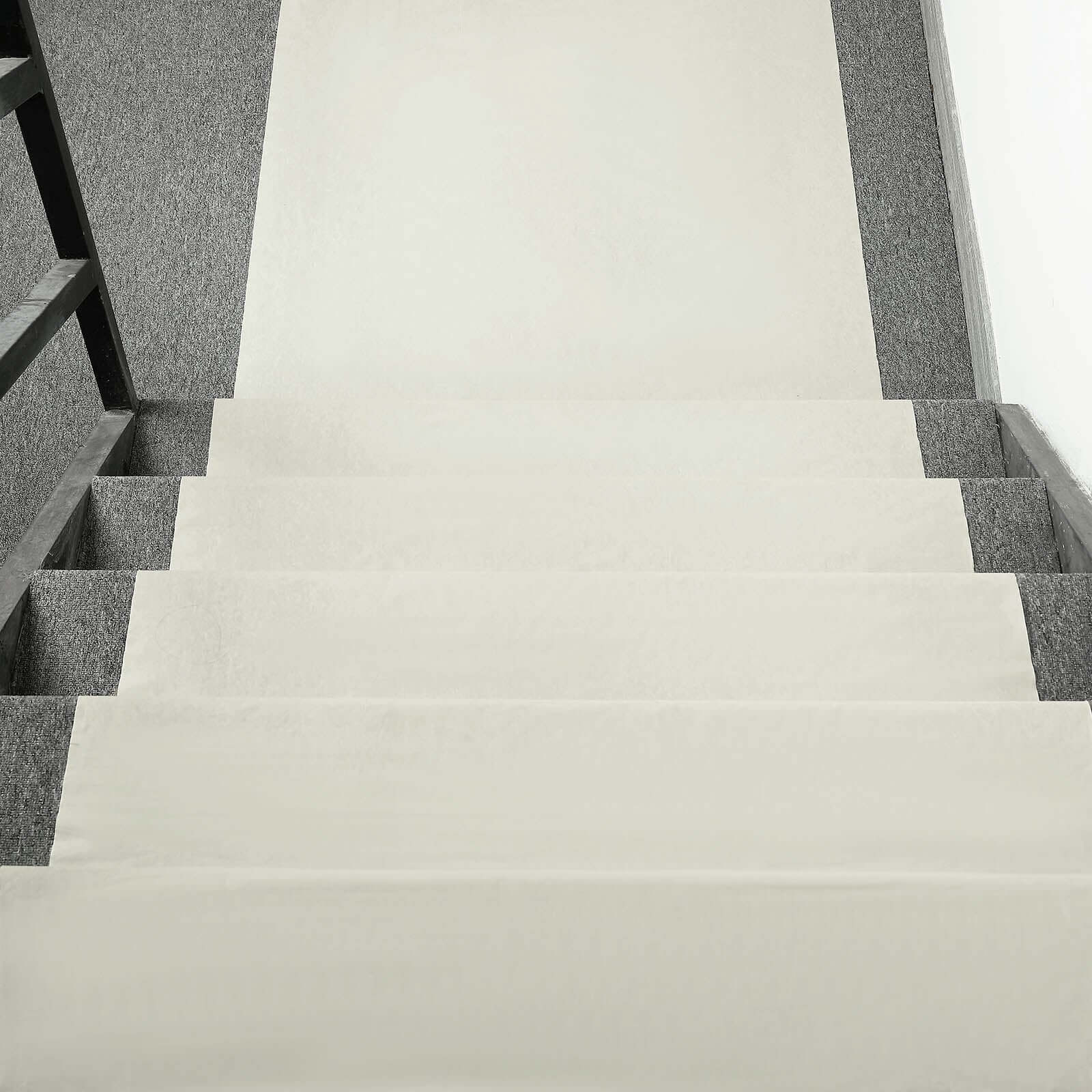 40"x100ft Ivory PVC Aisle Runner