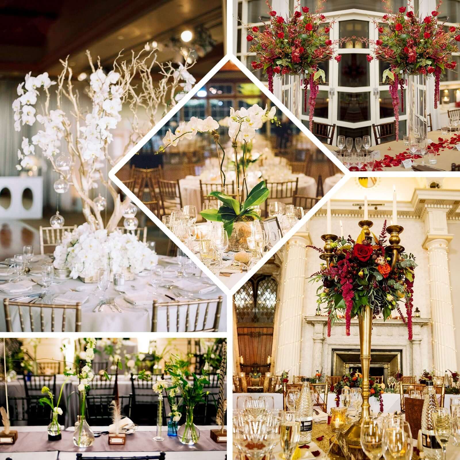 2 Bushes 34" Lavender Lilac Artificial Foxglove Orchid Flower Bouquet Stem – Silk Flower Branch Spray