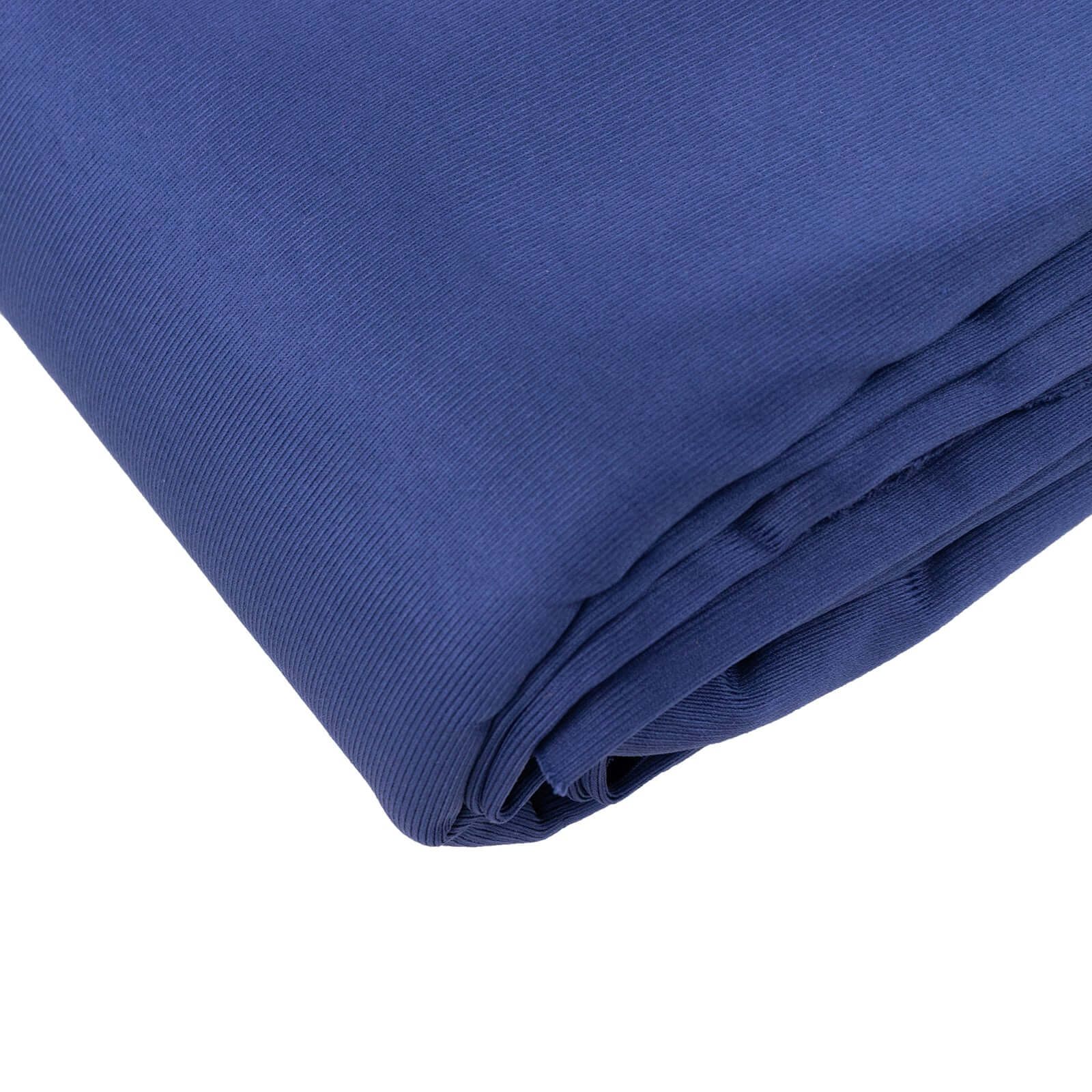 Premium Navy Blue Scuba Polyester Fabric Roll, Wrinkle Free DIY Craft Fabric Bolt- 60"x10 Yards