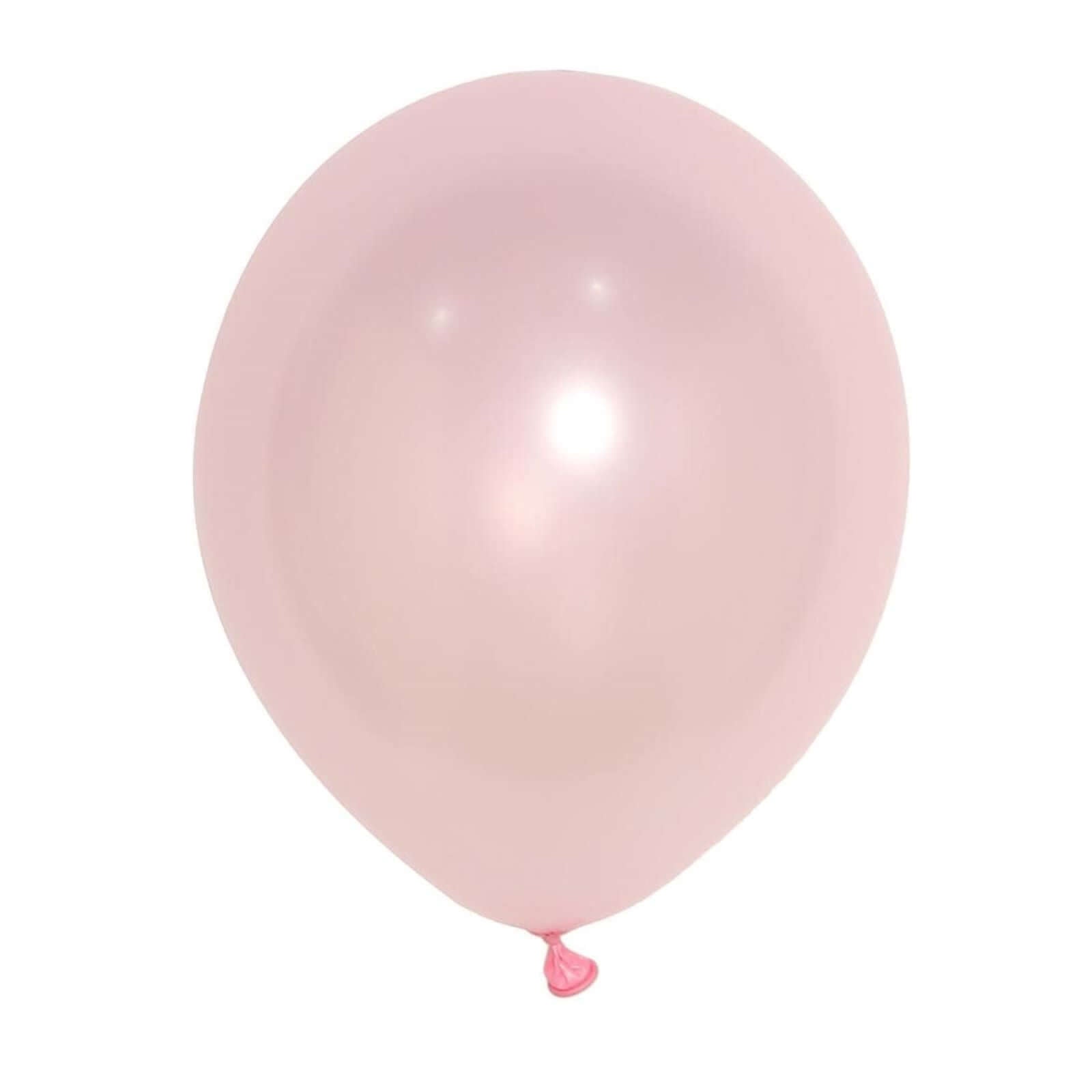 25 Pack 12" Shiny Pearl Blush Latex Helium, Air or Water Balloons