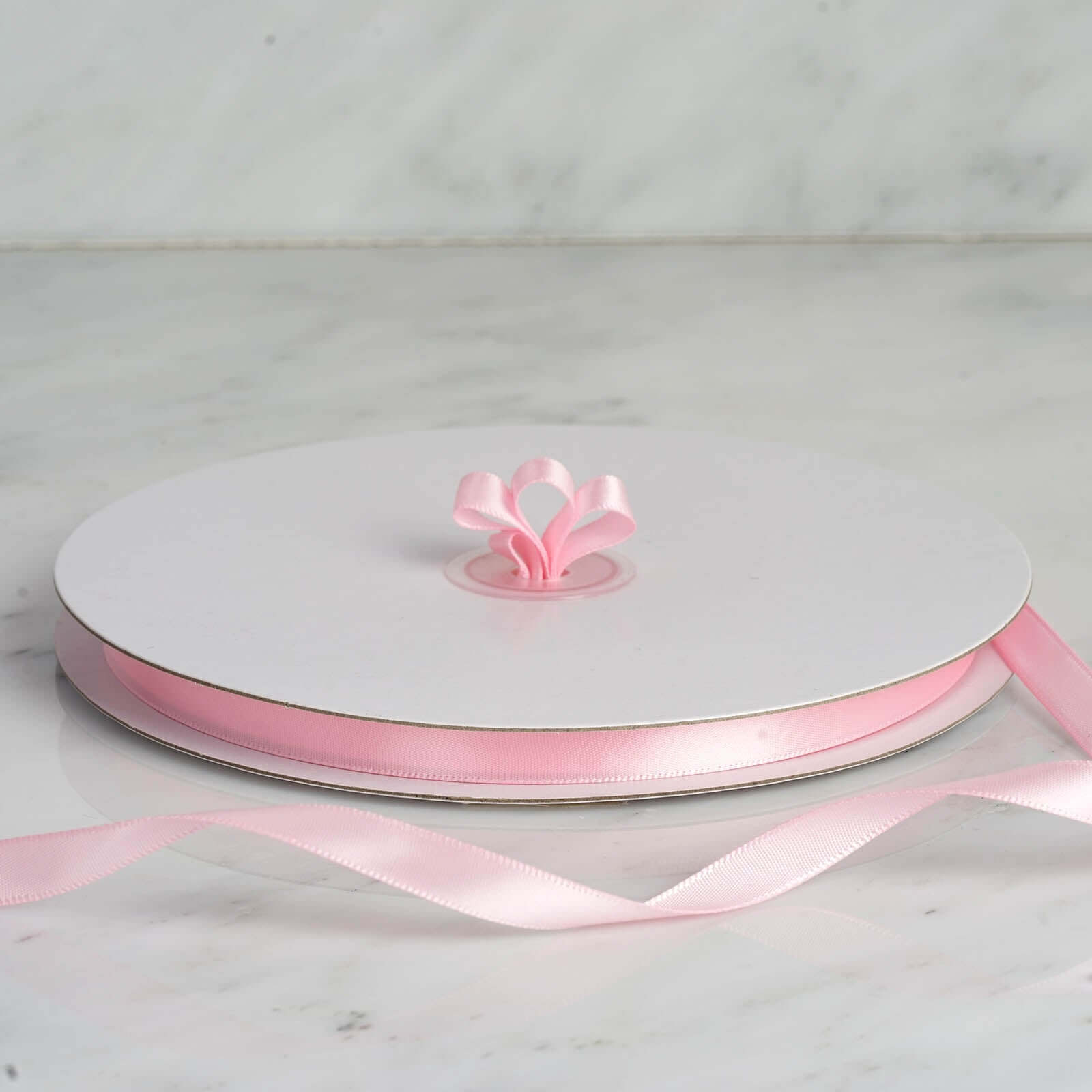 100 Yards 3 8" Pink Single Face Decorative Satin Ribbon
