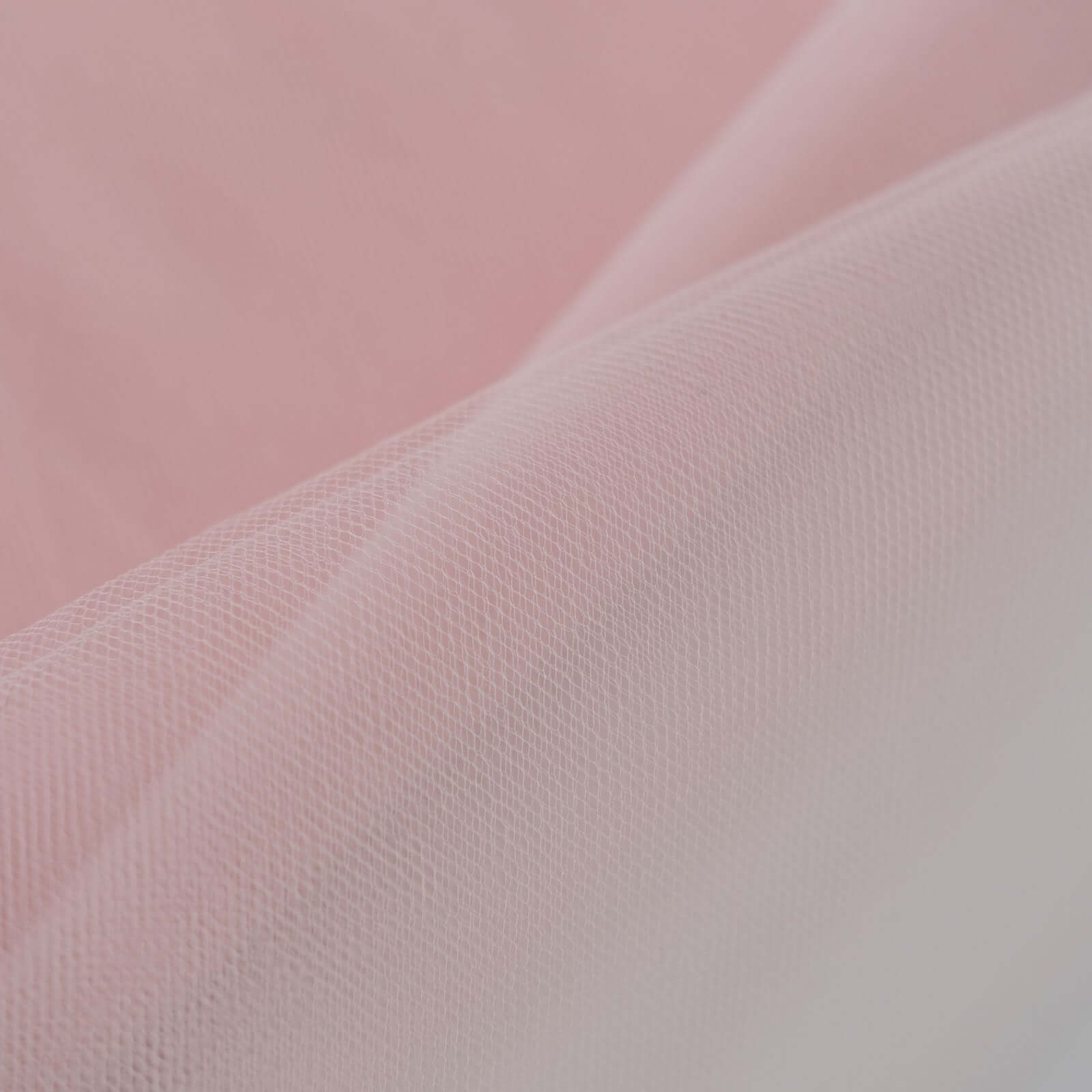 54"x40 Yards Blush Tulle Fabric Bolt, DIY Crafts Sheer Fabric Roll