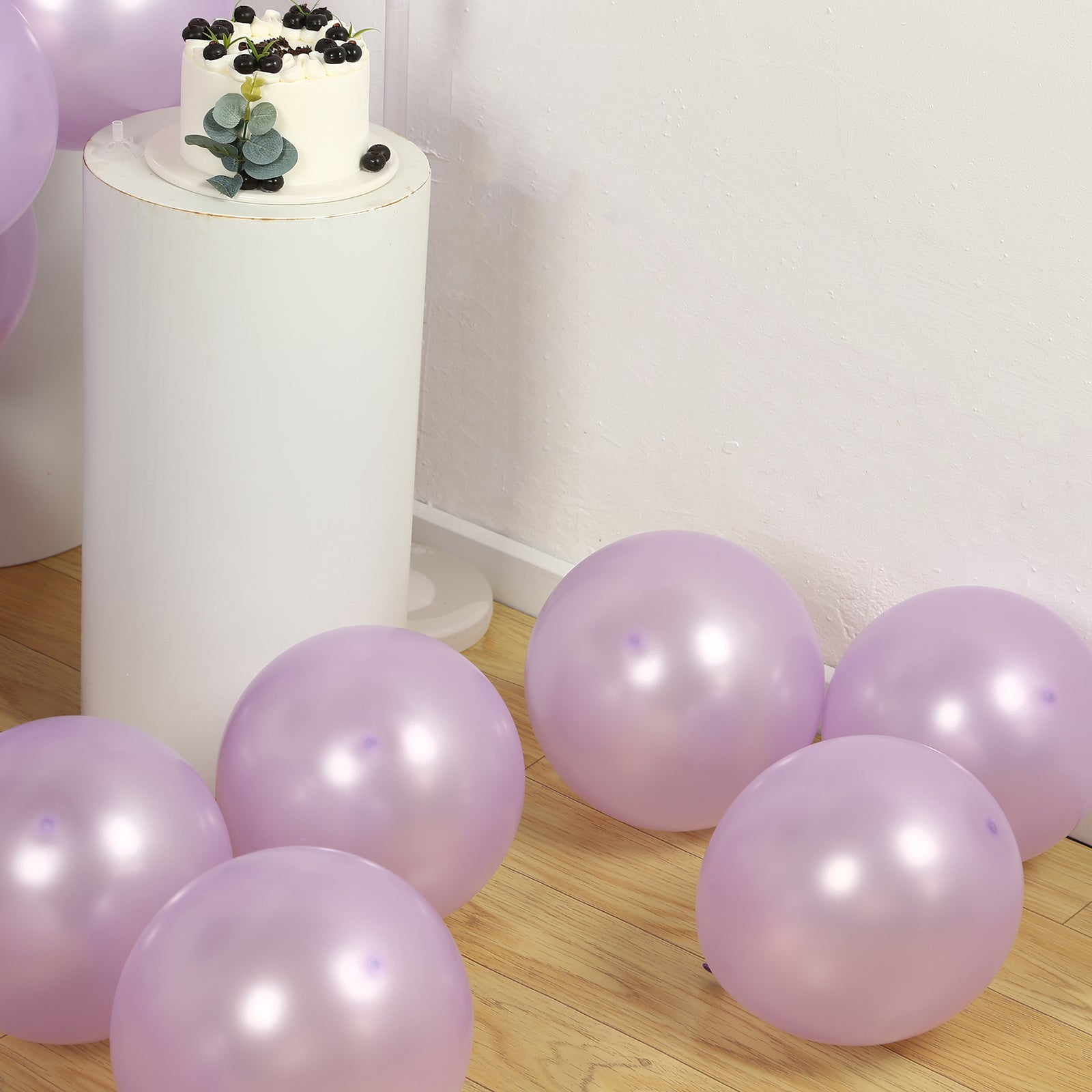 50 Pack Purple Biodegradable Balloons, 12" Thickened Extra Strong Eco-friendly Latex Helium Party Balloons
