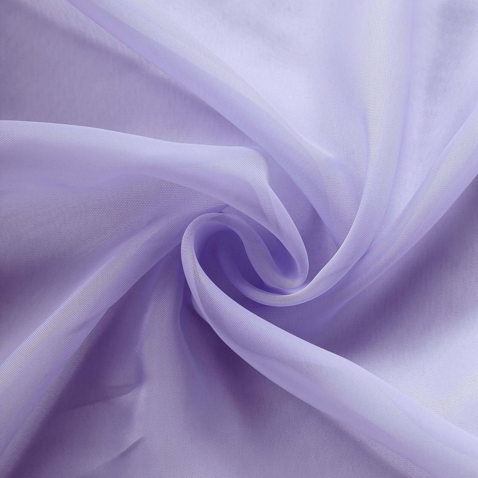 Premium Chiffon 6ft Table Runner Lavender Lilac - Flowy & Lightweight Table Decor