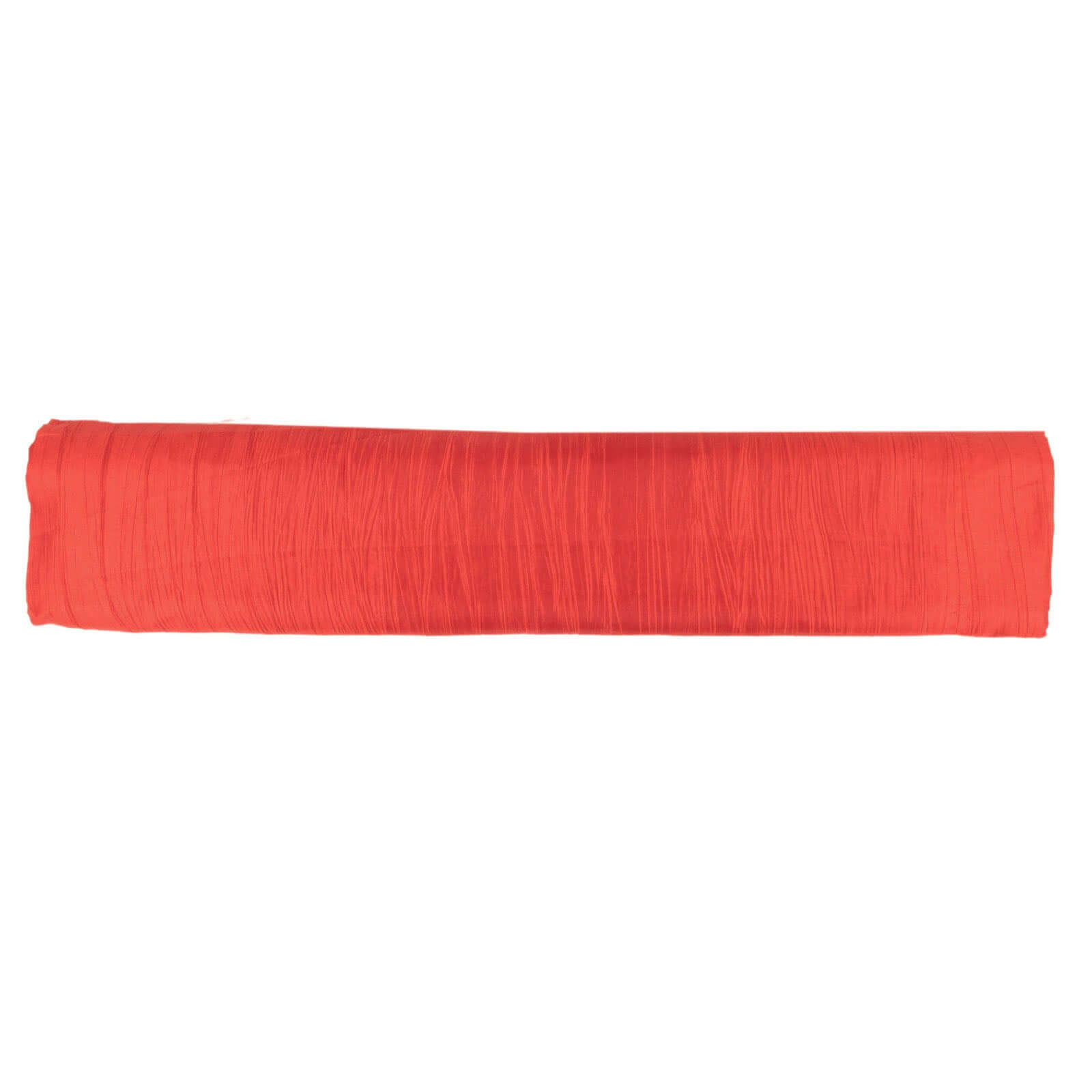 54"x10 Yards Red Accordion Crinkle Taffeta Fabric Bolt