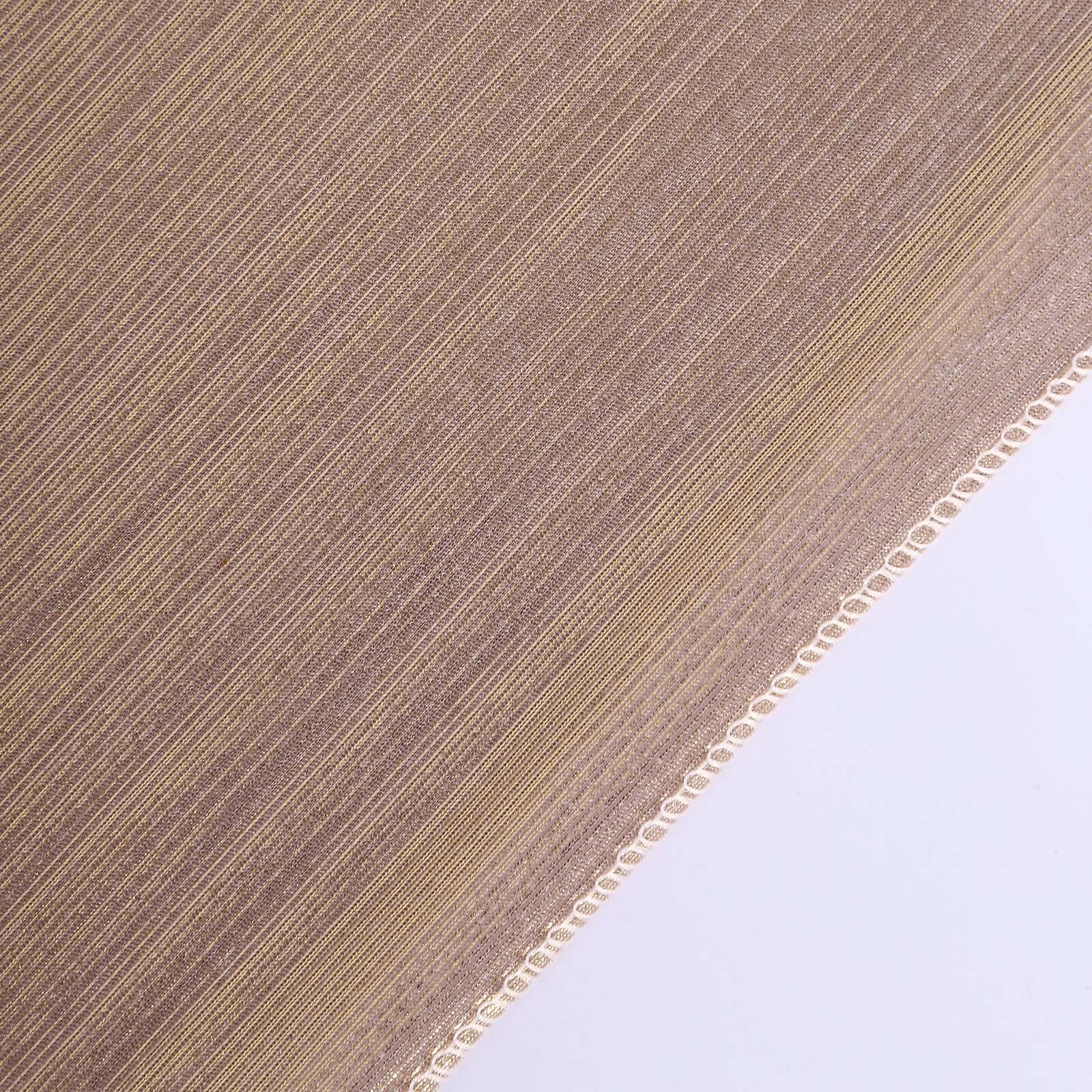 Polyester 12"x108" Table Runner Blush Shimmer Sequin Dots - Wrinkle-Free Finish Table Linen
