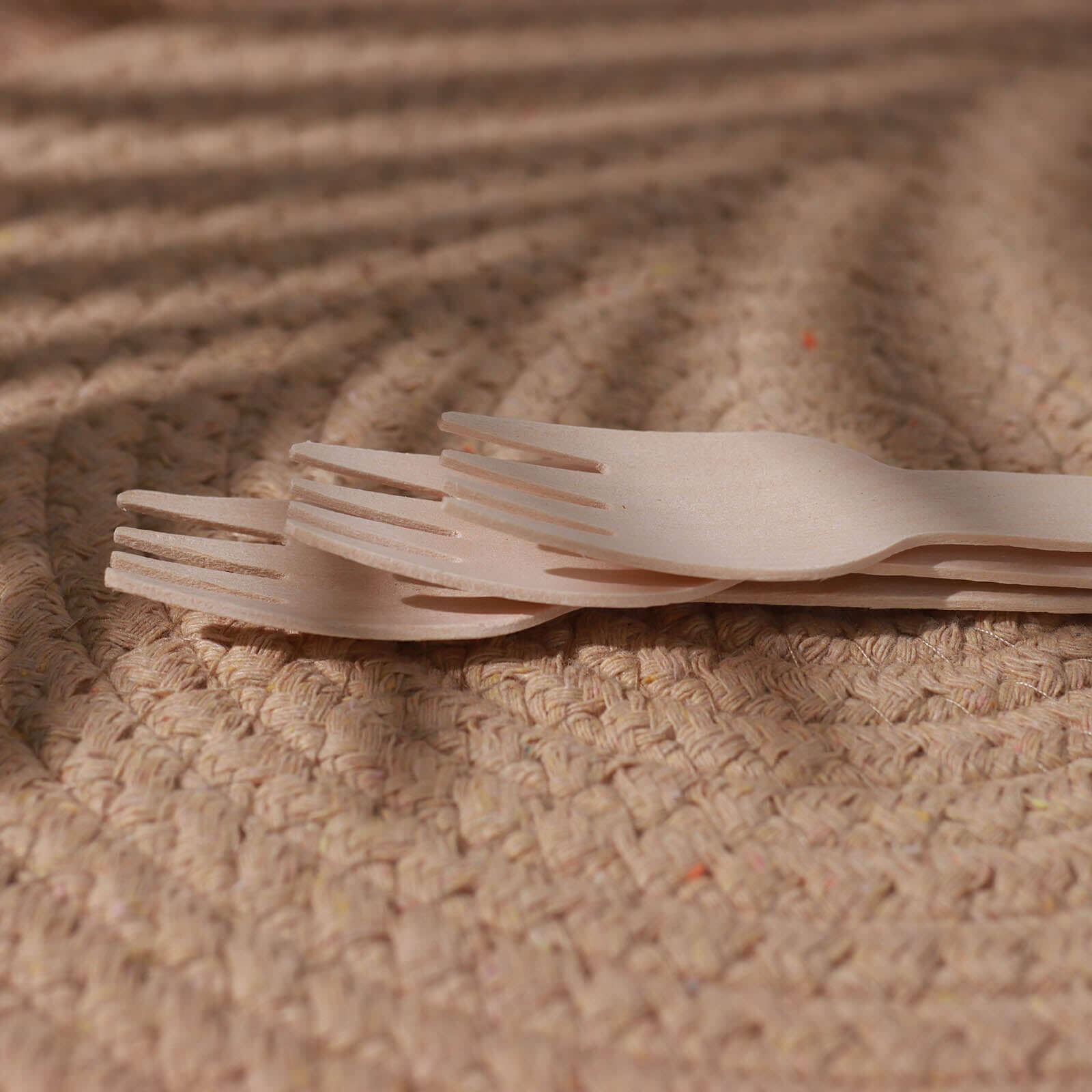 100-Pack Birchwood Forks Natural - Eco Friendly Biodegradable Wooden Utensils for Rustic Themes & Outdoor Parties 6"