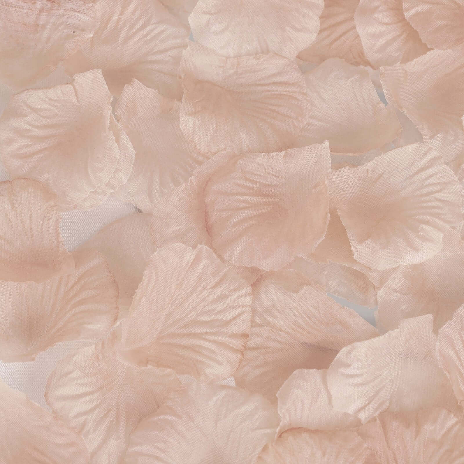 500-Pack Rose Petals Round Design Peach Silk Confetti - Decorative Scatters for Tables and Floors