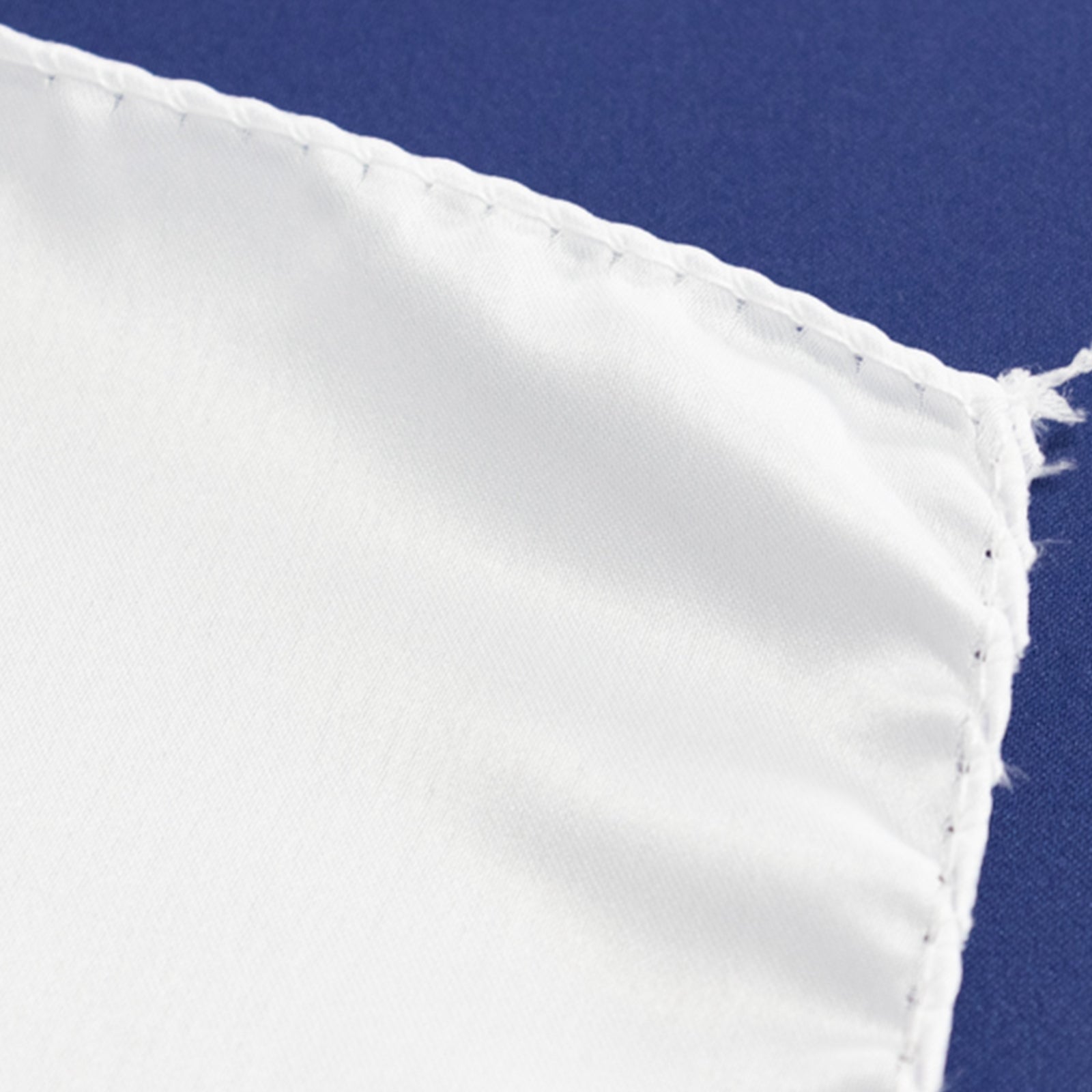 Lamour Satin 72"x72" Table Overlay Square Tablecloth White - Smooth Finish for Luxurious Events