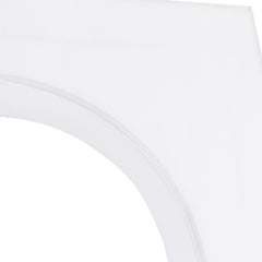 7ft White Spandex Backdrop Stand Cover for Arc de Triomphe Stand, Stretch Fitted Floral Balloon Frame Wedding Arch Cover