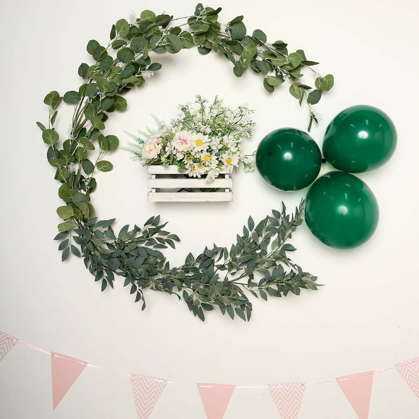 25 Pack 10" Matte Pastel Emerald Helium or Air Latex Party Balloons