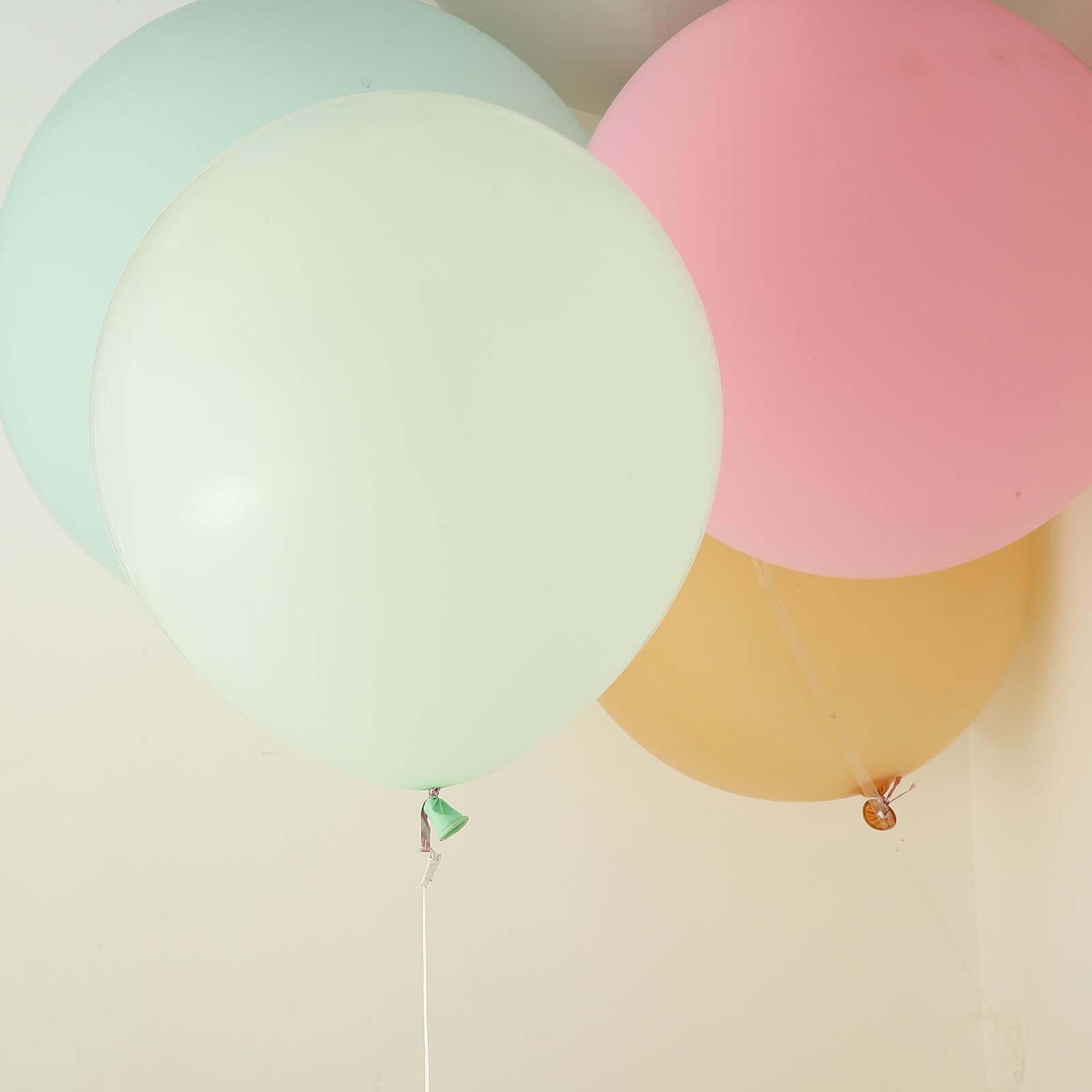 10 Pack 18" Matte Pastel Mint Helium or Air Latex Party Balloons