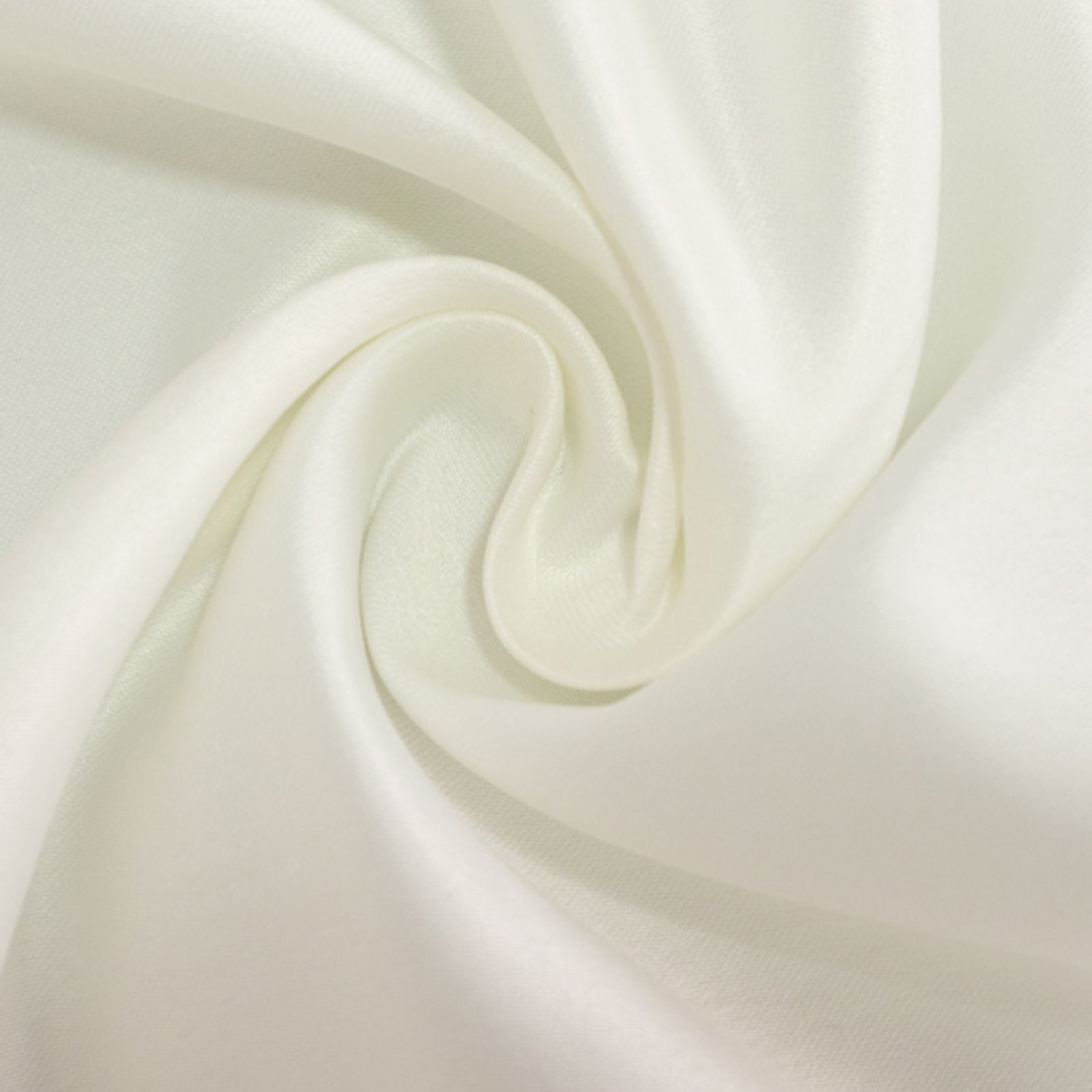 Lamour Satin 108" Round Tablecloth Ivory - Durable & Silk-Like Table Cover