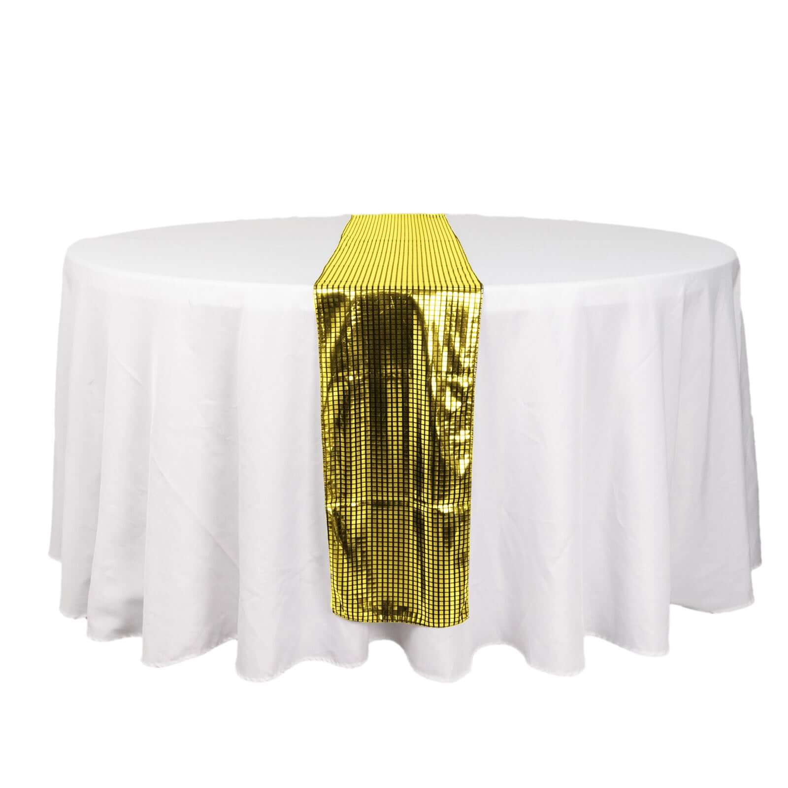 Mirror Foil 12"x108" Table Runner Gold - Shiny Metallic Party Table Decor