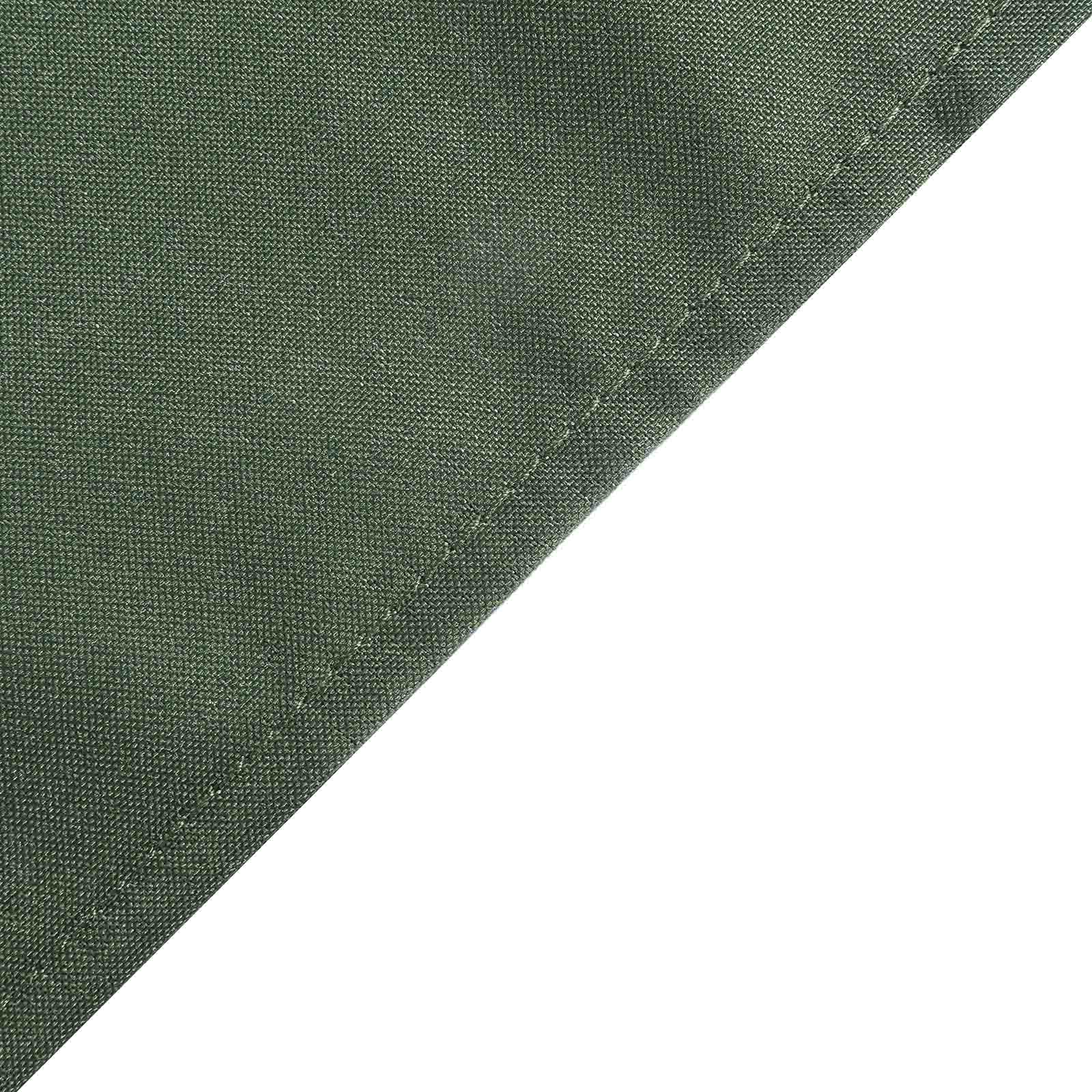 Polyester Square 90"x90" Tablecloth Olive Green - Wrinkle-Resistant & Durable Table Cover