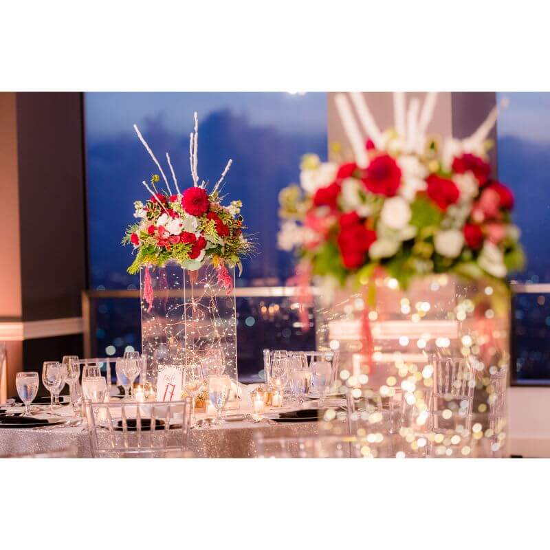 40" Floor Standing Clear Acrylic Display Box, Transparent Pedestal Riser with Interchangeable Lid and Base