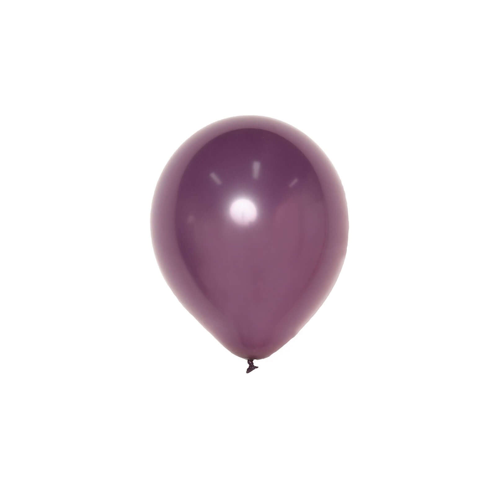 25 Pack 12" Matte Pastel Eggplant Helium or Air Latex Party Balloons
