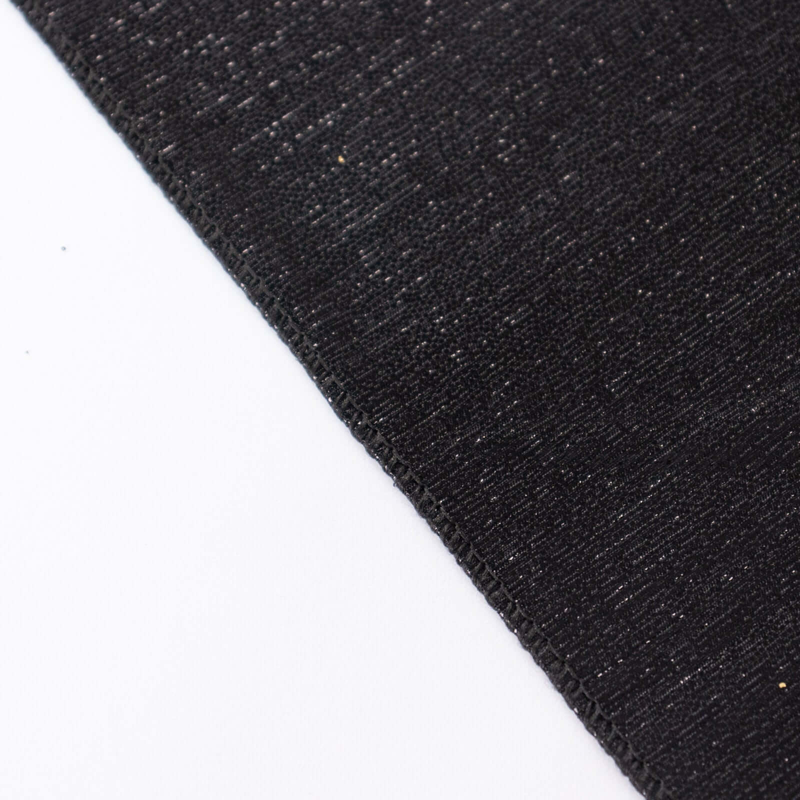 Sequin Dots Polyester 60"x126" Rectangle Tablecloth Shimmering Black - Wrinkle Free & Sparkling Table Cover