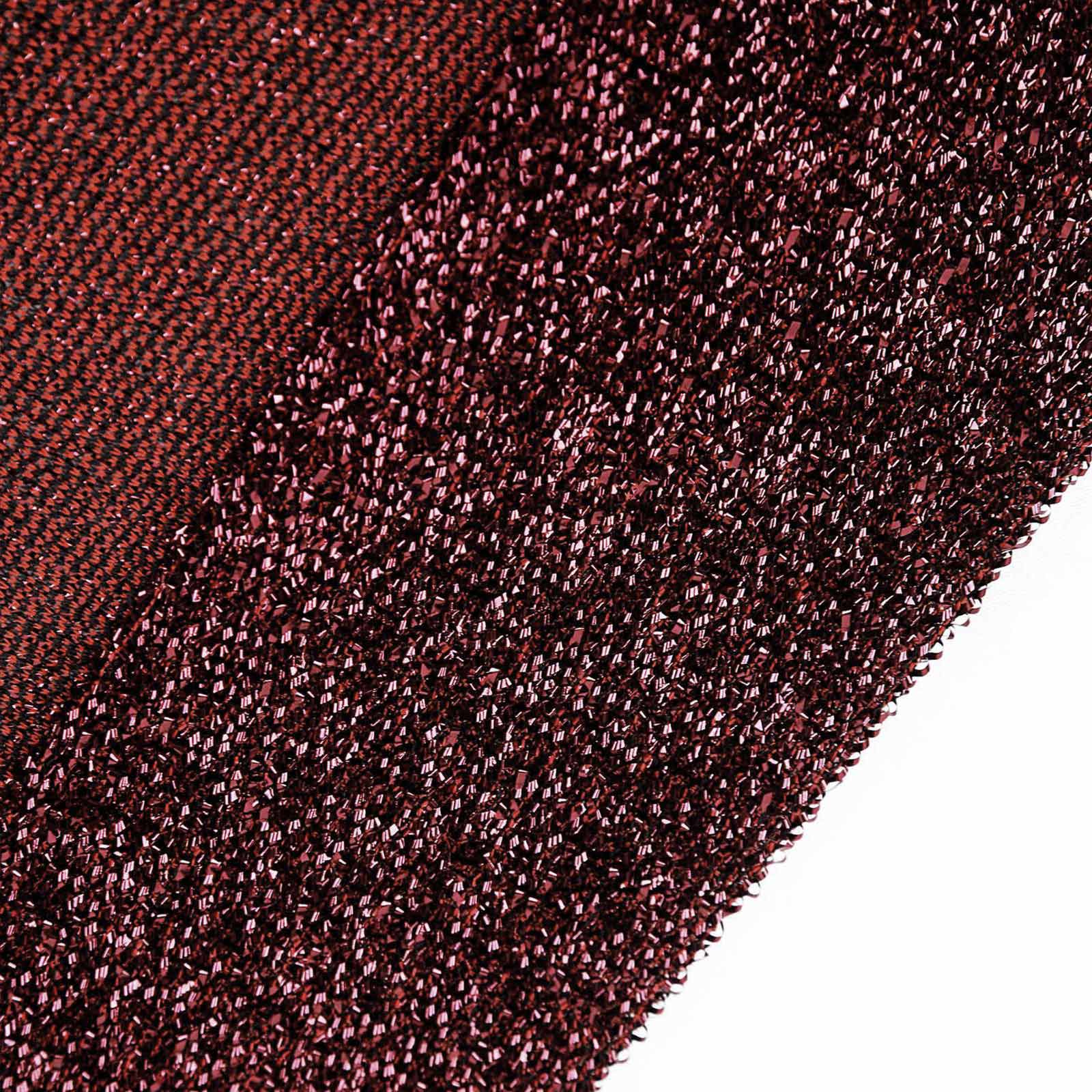 20ftx10ft Burgundy Metallic Shimmer Tinsel Event Curtain Drapes, Backdrop Event Panel