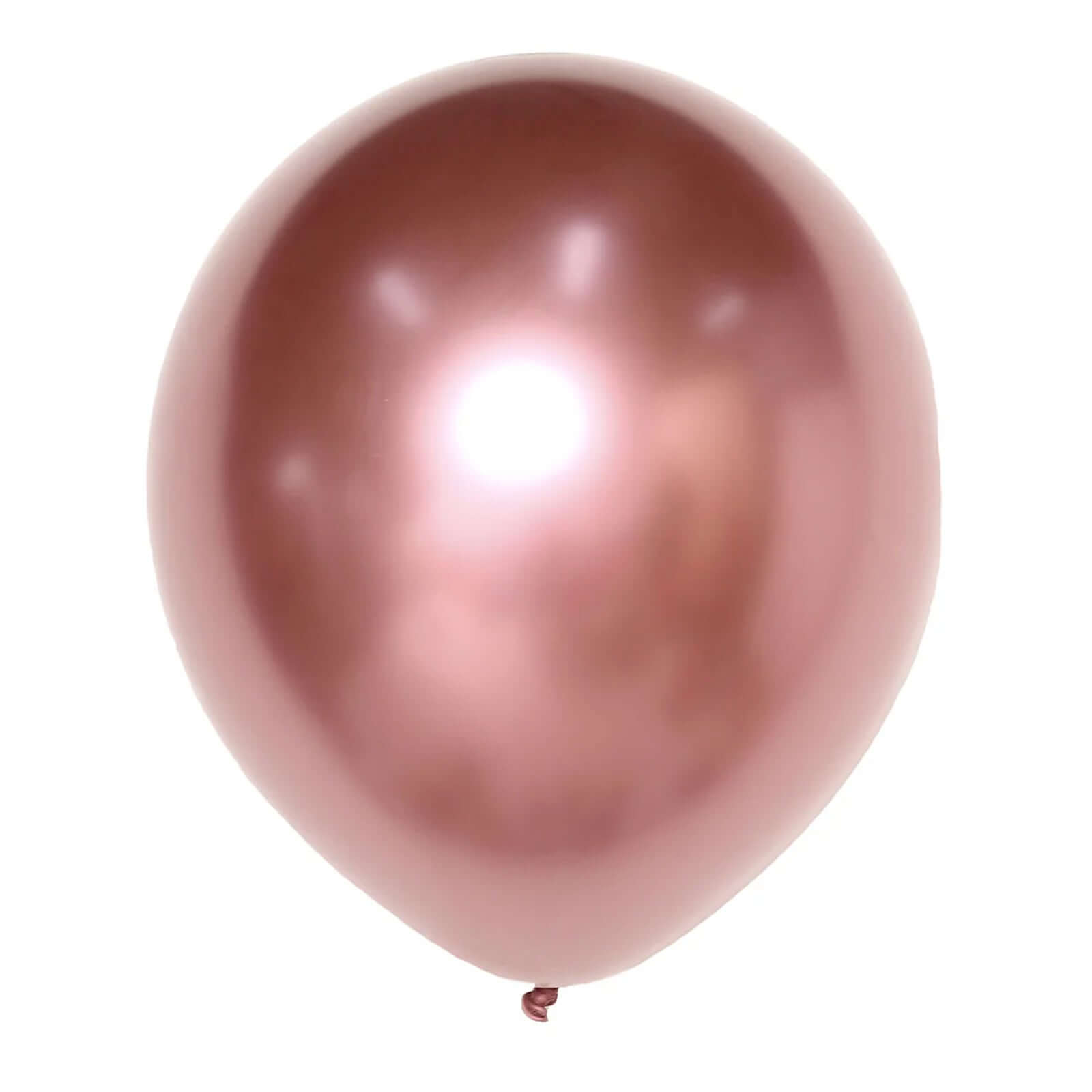 5 Pack 18" Metallic Chrome Pink Latex Helium or Air Party Balloons