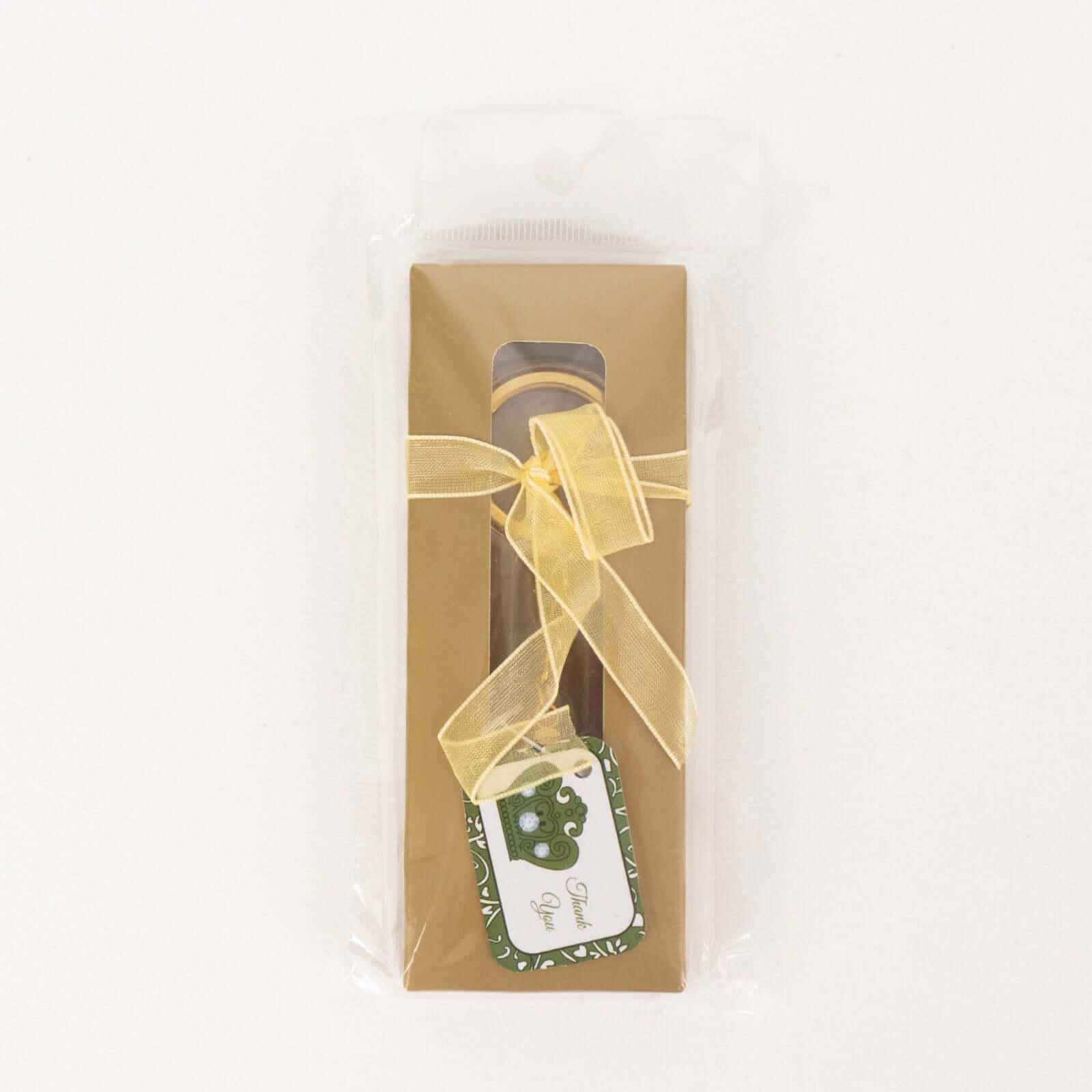 5 Pack Gold Metal Princess Crown Keychain Party Favor Souvenir, 3" Pre-Packed Wedding Bridal Shower Favor Gift Box With Ribbon & Thank You Tag