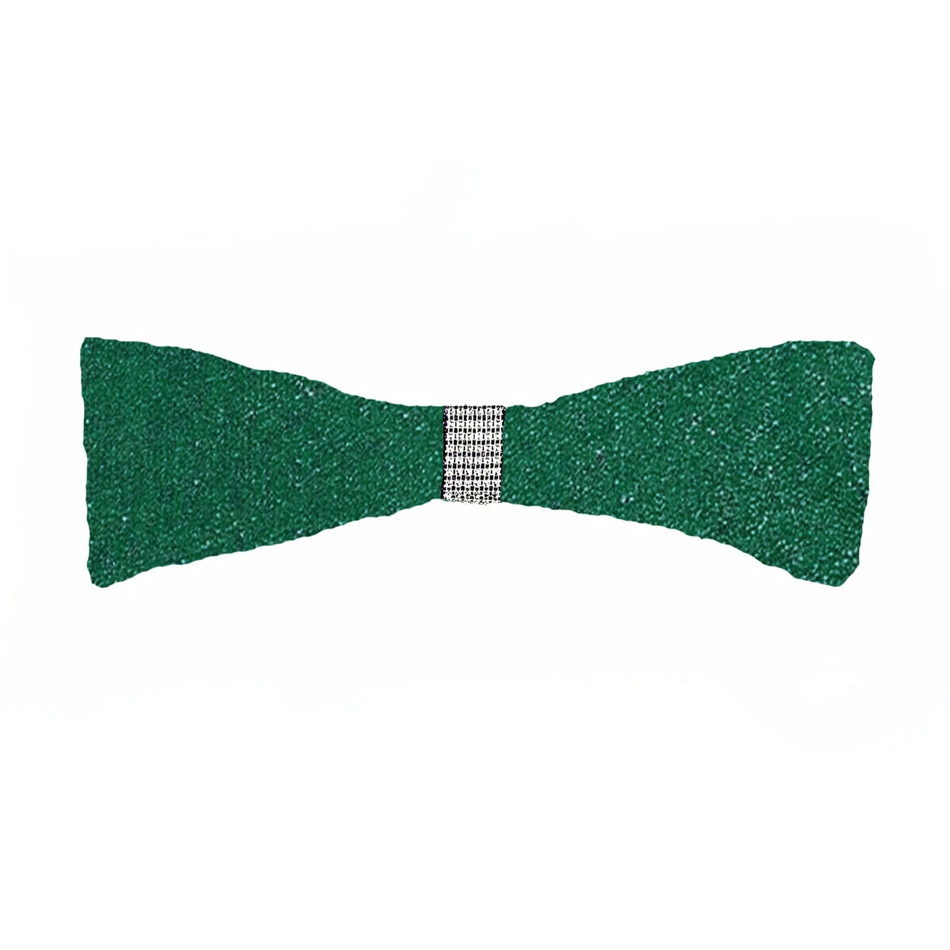 5 Pack Metallic Shimmer Tinsel Spandex Chair Sashes Hunter Emerald Green - Durable and Reusable Stretch Chair Bands