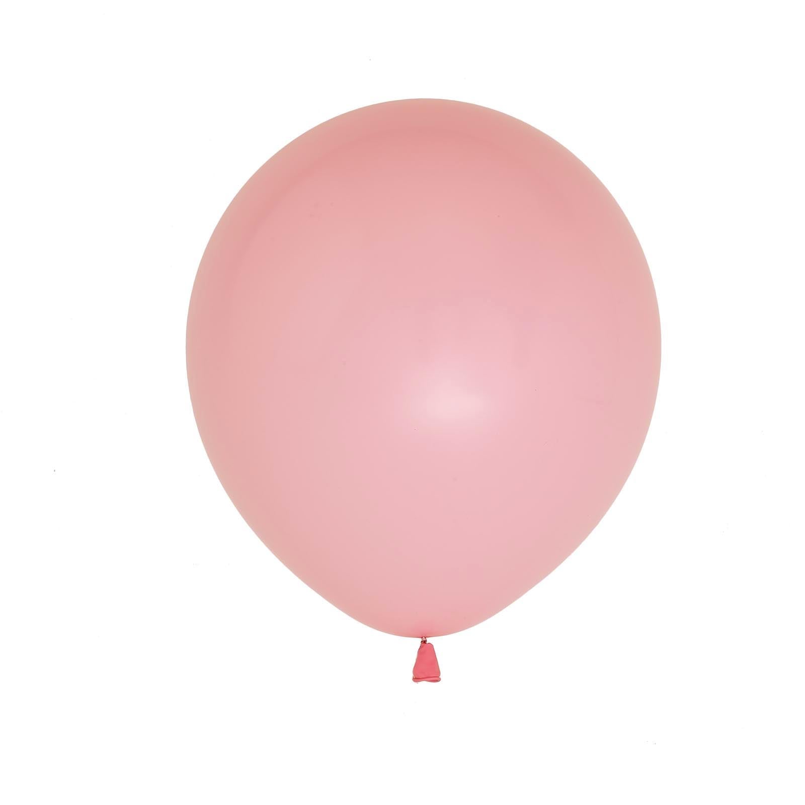 10 Pack 18" Matte Pastel Blush Helium or Air Latex Party Balloons