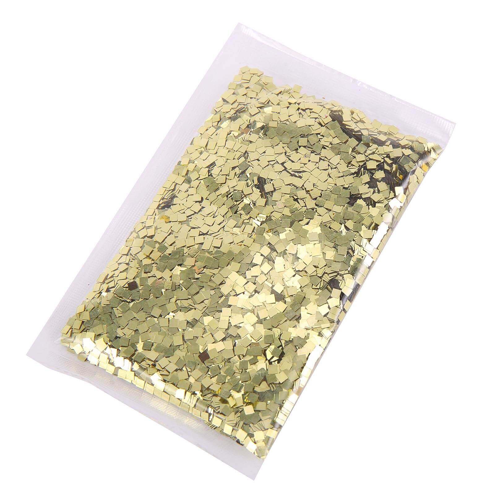 Chunky Glitter Metallic Gold - Nontoxic Confetti Glitter for Fun DIY Projects Kids' Crafts Resin Art & Festival Decor 50g Bag