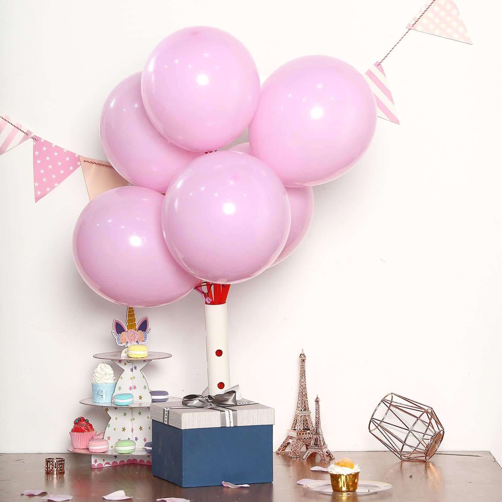 25 Pack 12" Matte Pastel Lavender Lilac Helium or Air Latex Party Balloons