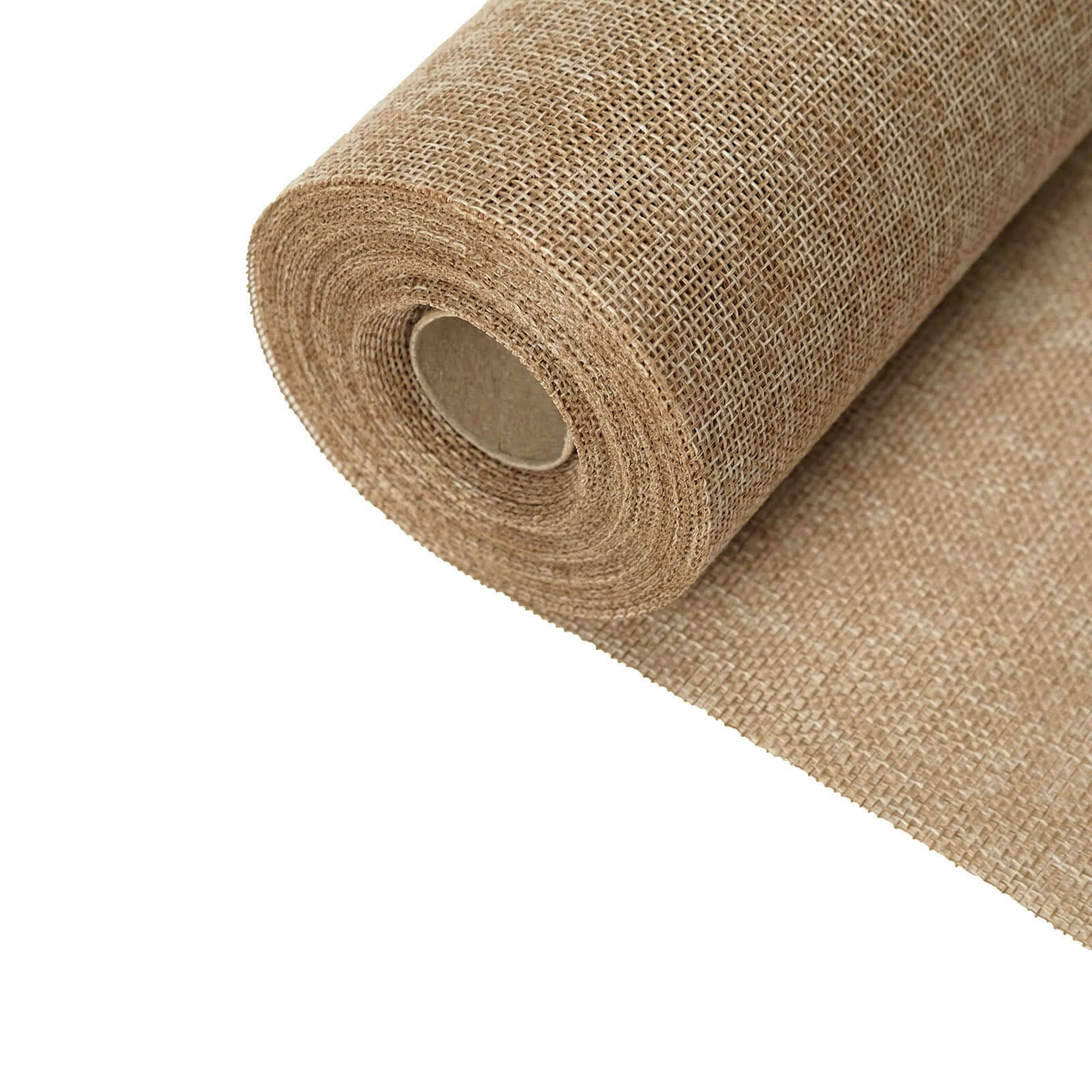 6"x10 Yards Natural Polyester Burlap Fabric Roll