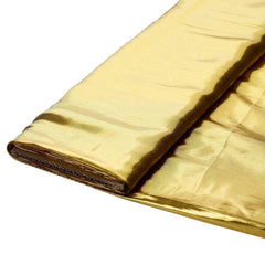 54"x10 Yards Shiny Metallic Gold Polyester Lame Fabric Bolt, DIY Craft Fabric Roll