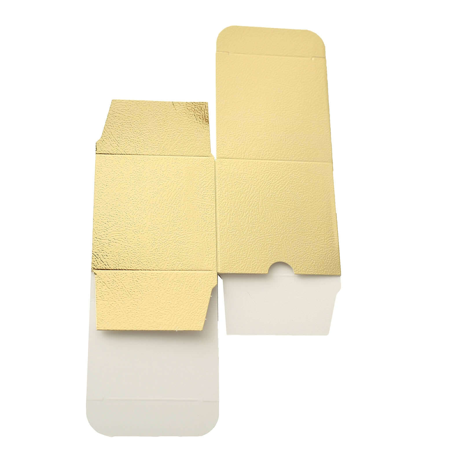 100 Pack 3" Easy DIY Gold Party Or Shower Favor Candy Gift Boxes