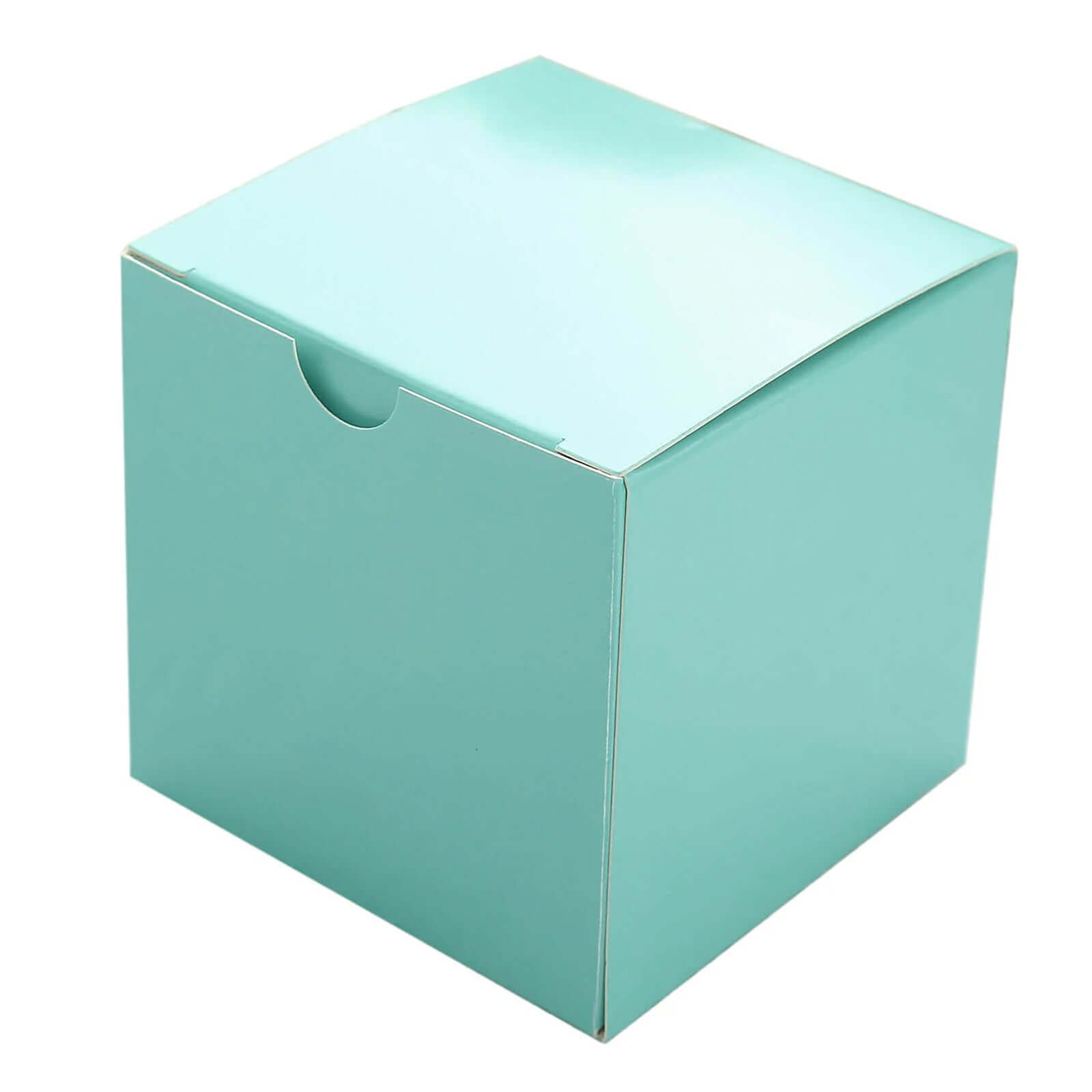 100 Pack 3" Easy DIY Turquoise Party Shower Favor Candy Gift Boxes