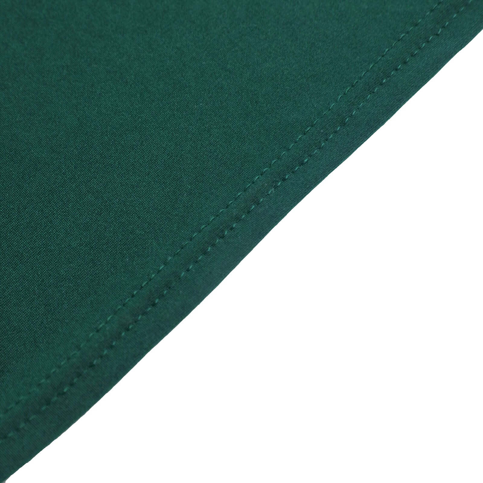Stretch Spandex Chair Cover Hunter Emerald Green for Folding Chairs - Reusable & Wrinkle-Resistant 160GSM Fitted Slipcover