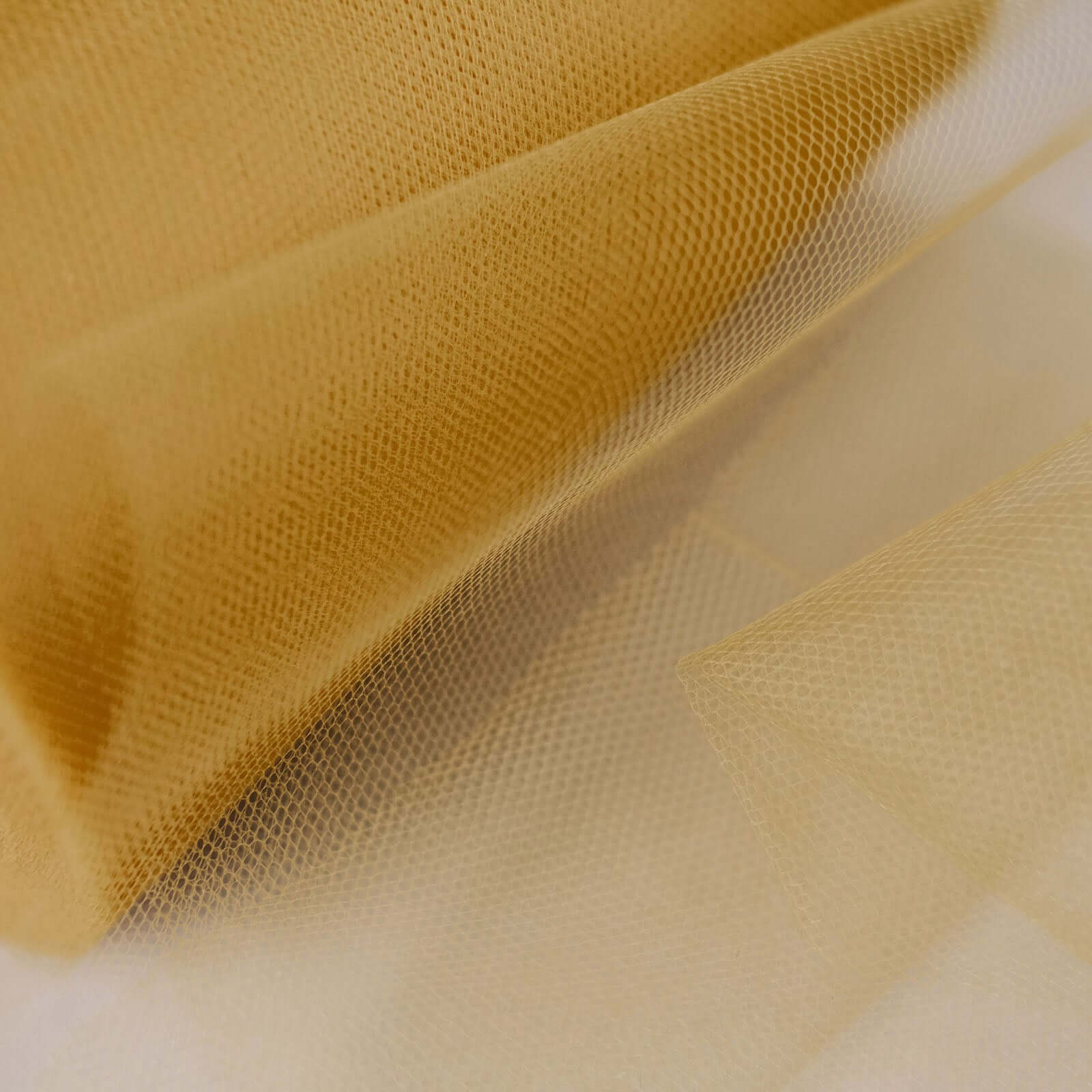 6"x100 Yards Gold Tulle Fabric Bolt, Sheer Fabric Spool Roll For Crafts