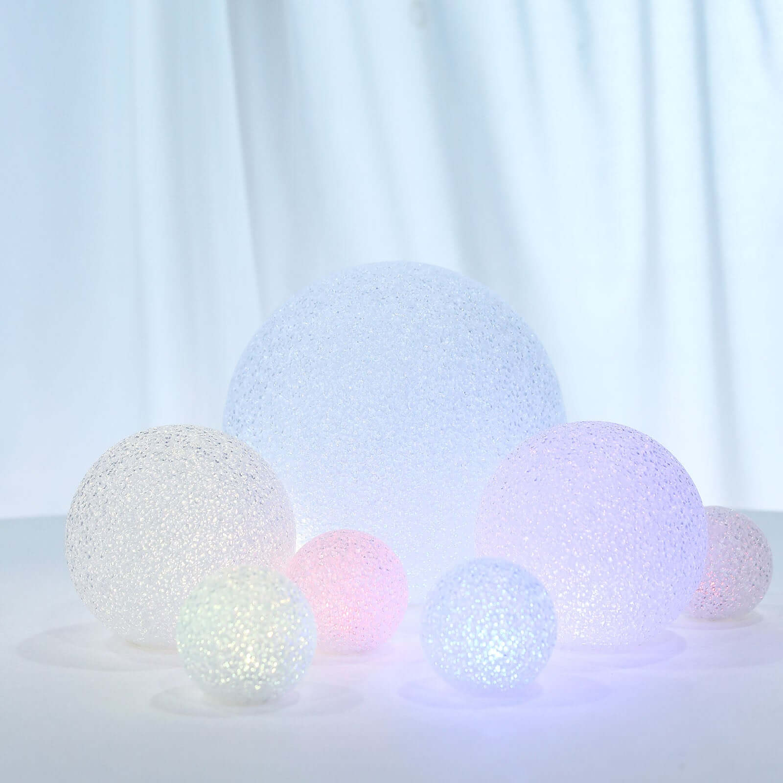 LED Color Changing Light Globe - Battery Operated Ball Centerpiece 10"