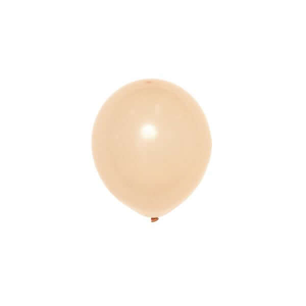 25 Pack 12" Matte Pastel Peach Helium or Air Latex Party Balloons