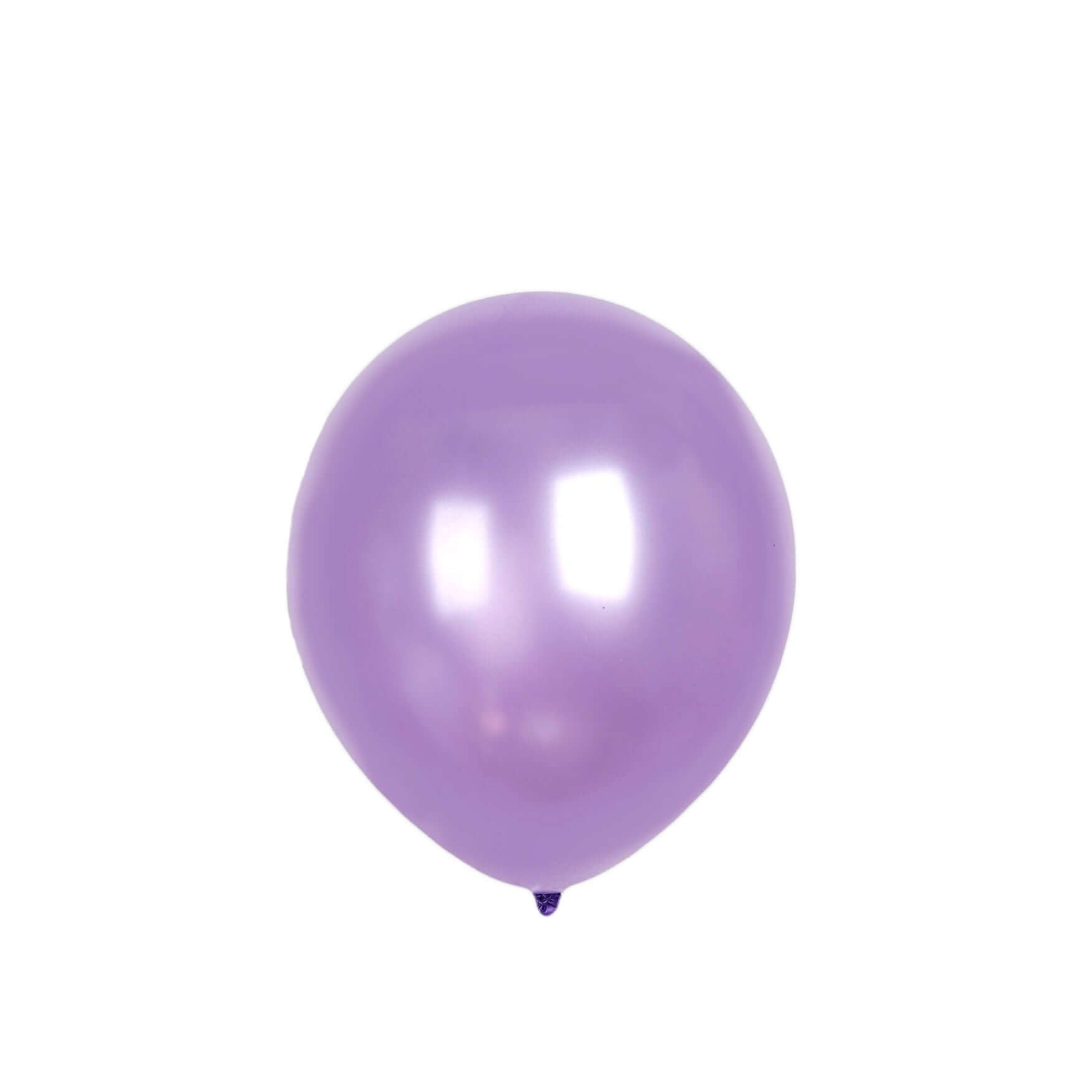 25 Pack 12" Shiny Pearl Lavender Lilac Latex Helium, Air or Water Balloons