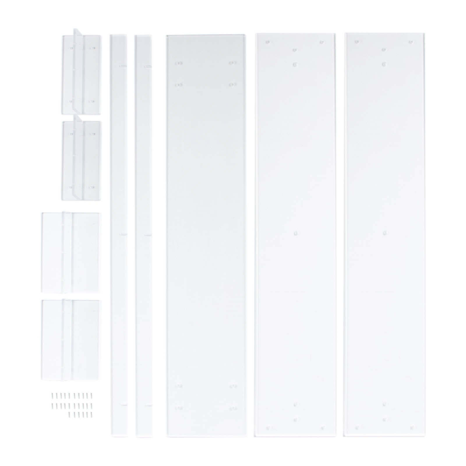 Acrylic Flower Stand Rectangular Design Clear - Decorative Floral Frame Table Centerpiece for Events 40"