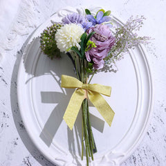 50 Pcs 4" Nylon Ribbon Bows With Twist Ties, Gift Basket Party Favor Bags Decor - Gold Glitter Design