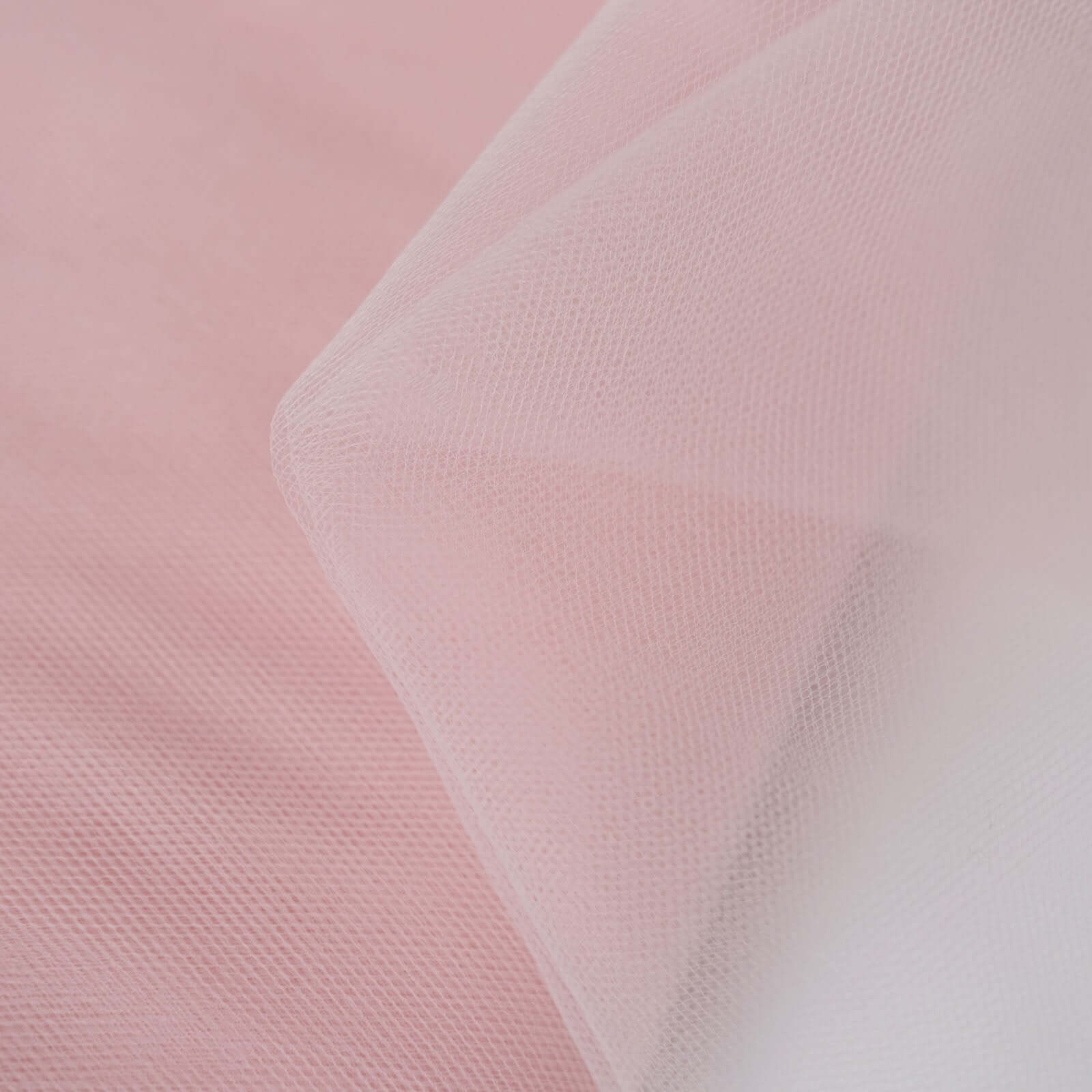 54"x40 Yards Blush Tulle Fabric Bolt, DIY Crafts Sheer Fabric Roll