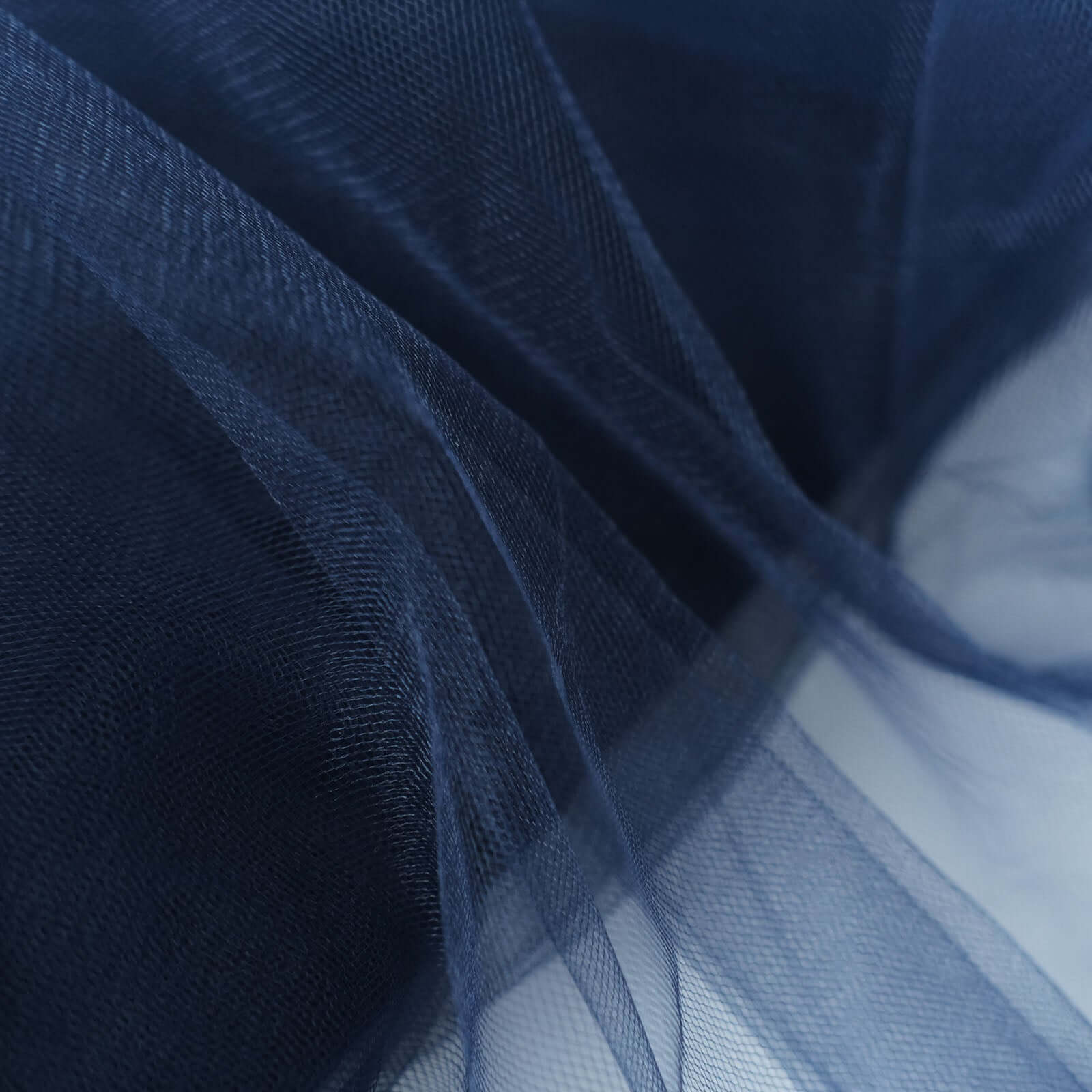 54"x40 Yards Navy Blue Tulle Fabric Bolt, DIY Crafts Sheer Fabric Roll